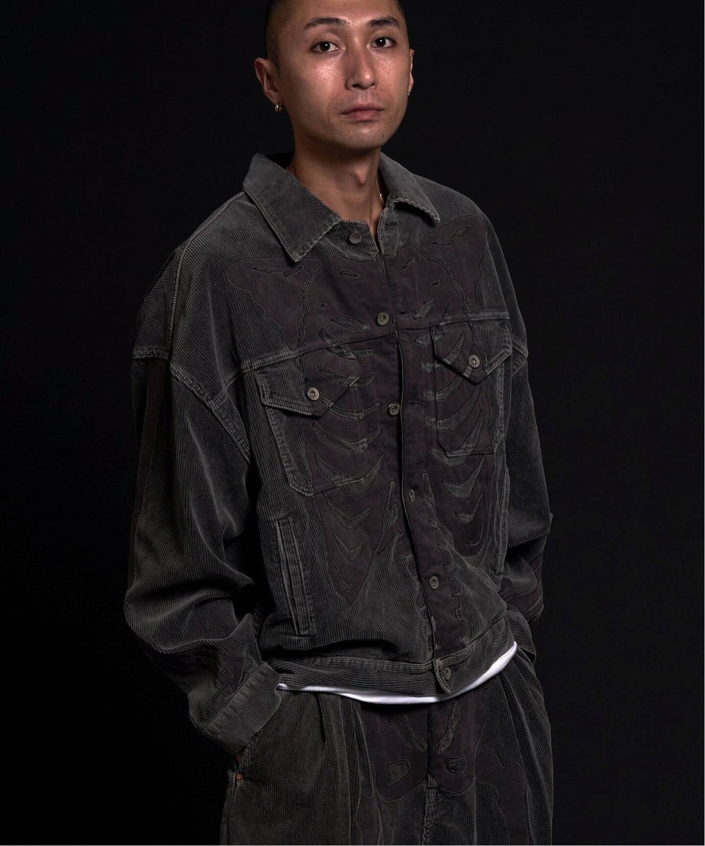 doublet / ダブレット BONE APPLIQUE CORDUROY JACKET（その他ブルゾン