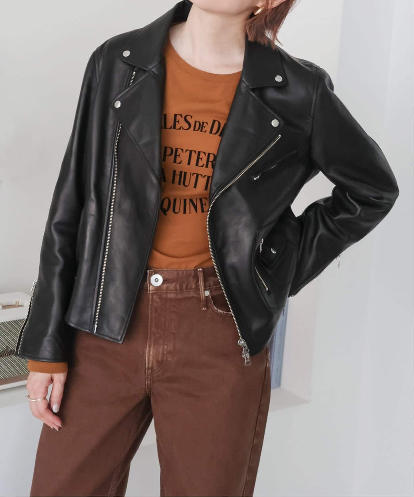 TICCA / ティッカ ダブルライダースジャケット（レザージャケット