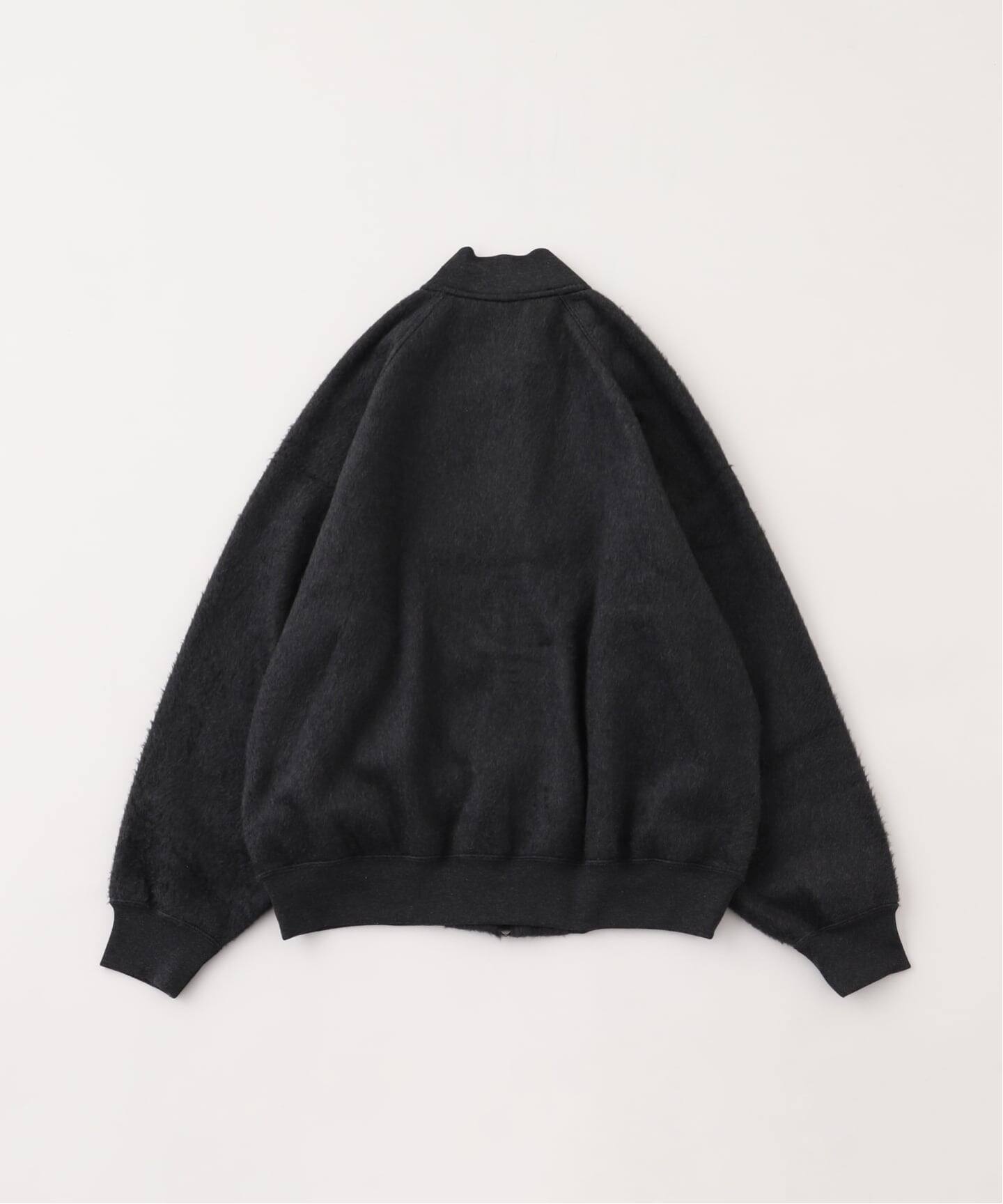 blurhms(ブラームス) Pe/Silk Fleece Bomber ジャケット（ボア