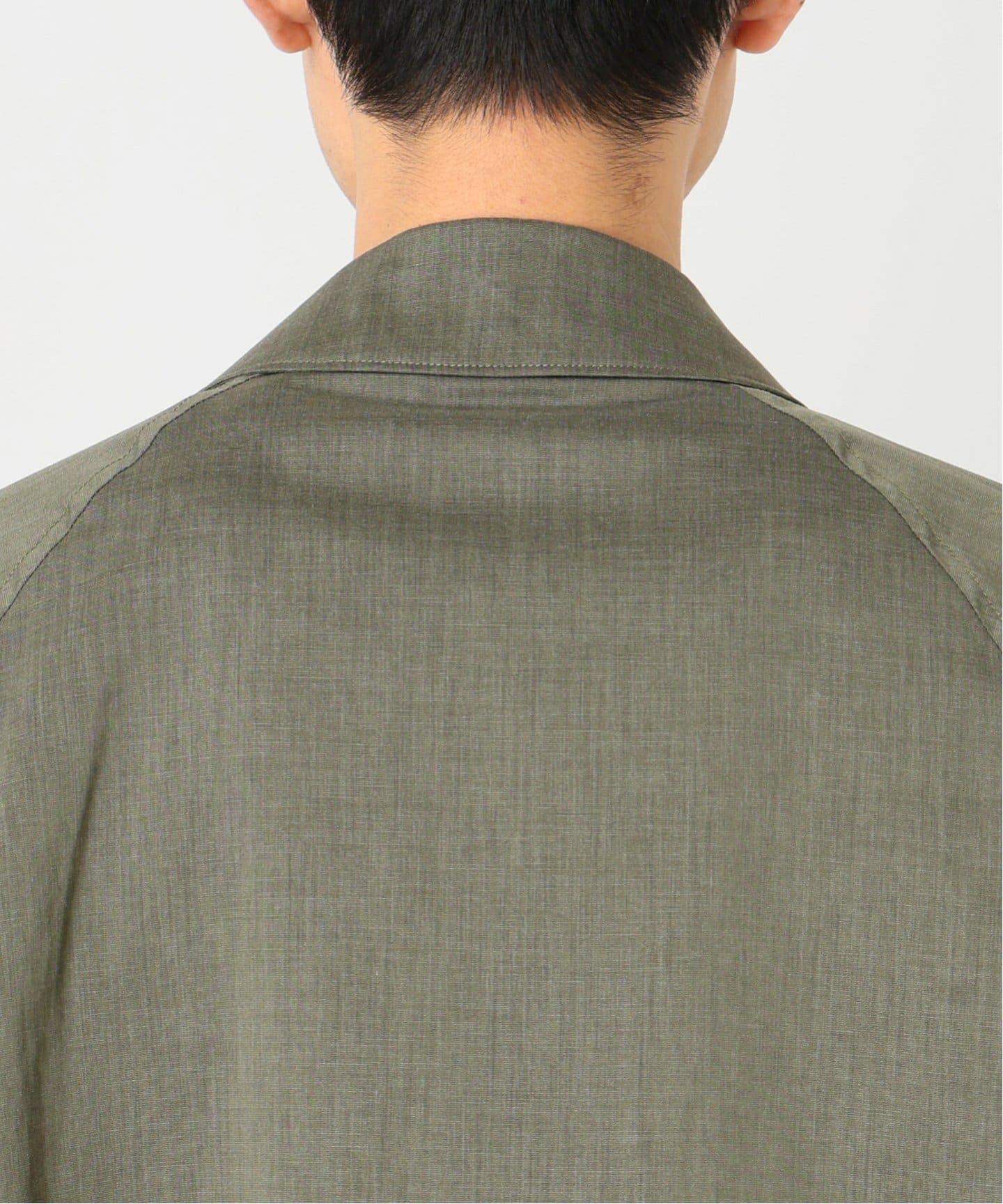 リネン/COOLMAX (R) スプリング バルマカーンコート（ステンカラー