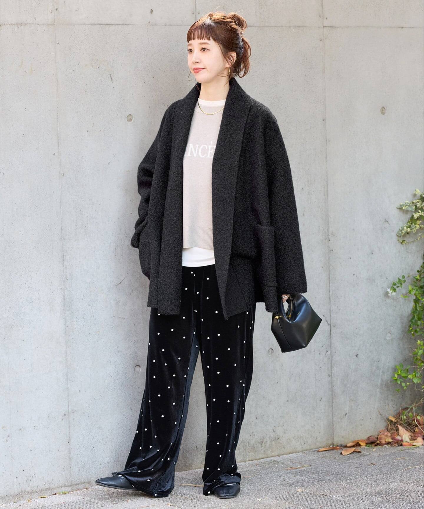 ブークレージャージ着流しコート（その他ブルゾン／アウター）｜B.C