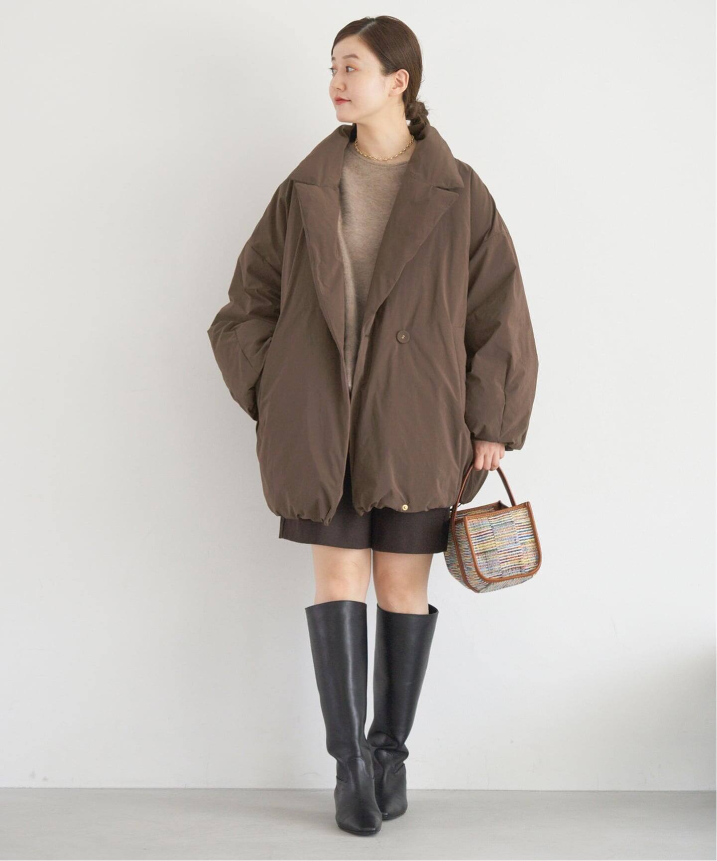 追加》ARTIROSA 撥水テイラーコクーンダウン（ダウンジャケット