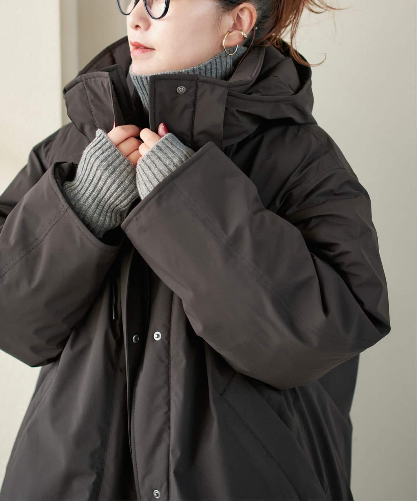 追加》2WAY撥水ダウンハーフコート（ダウン・中綿ベスト）｜Spick and