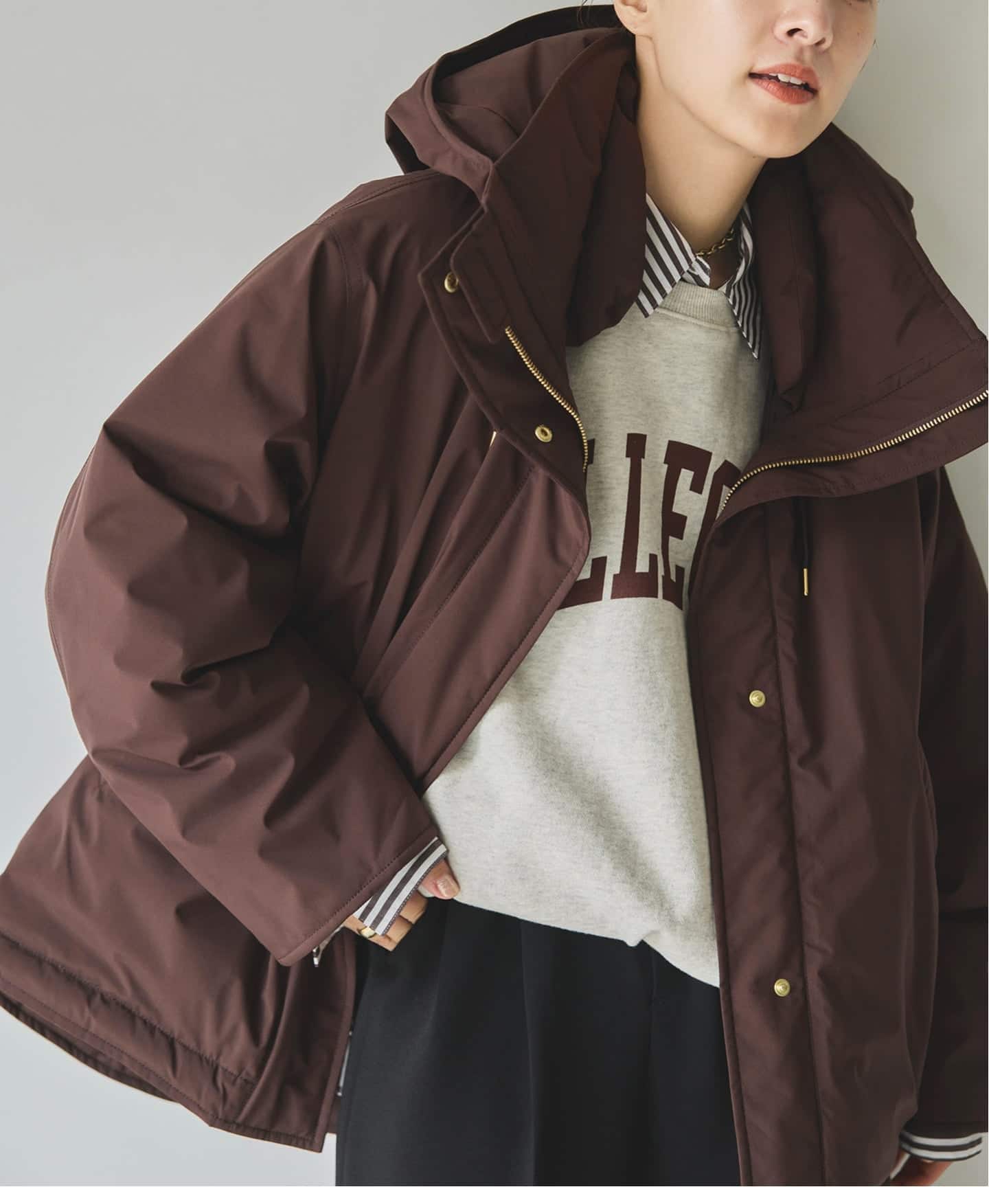 追加2》2WAY撥水ダウンハーフコート（ダウン・中綿ベスト）｜Spick and