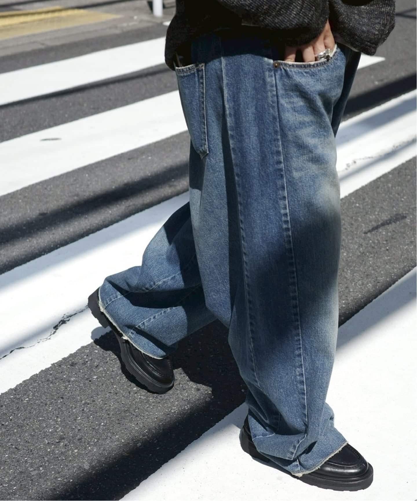 追加4》11OZデニム スウィッチパンツ（デニムパンツ・ジーンズ