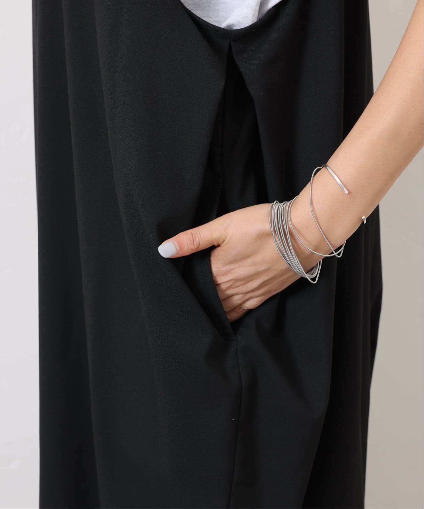 TRツイル Vネックサロペット（サロペット／オーバーオール）｜journal