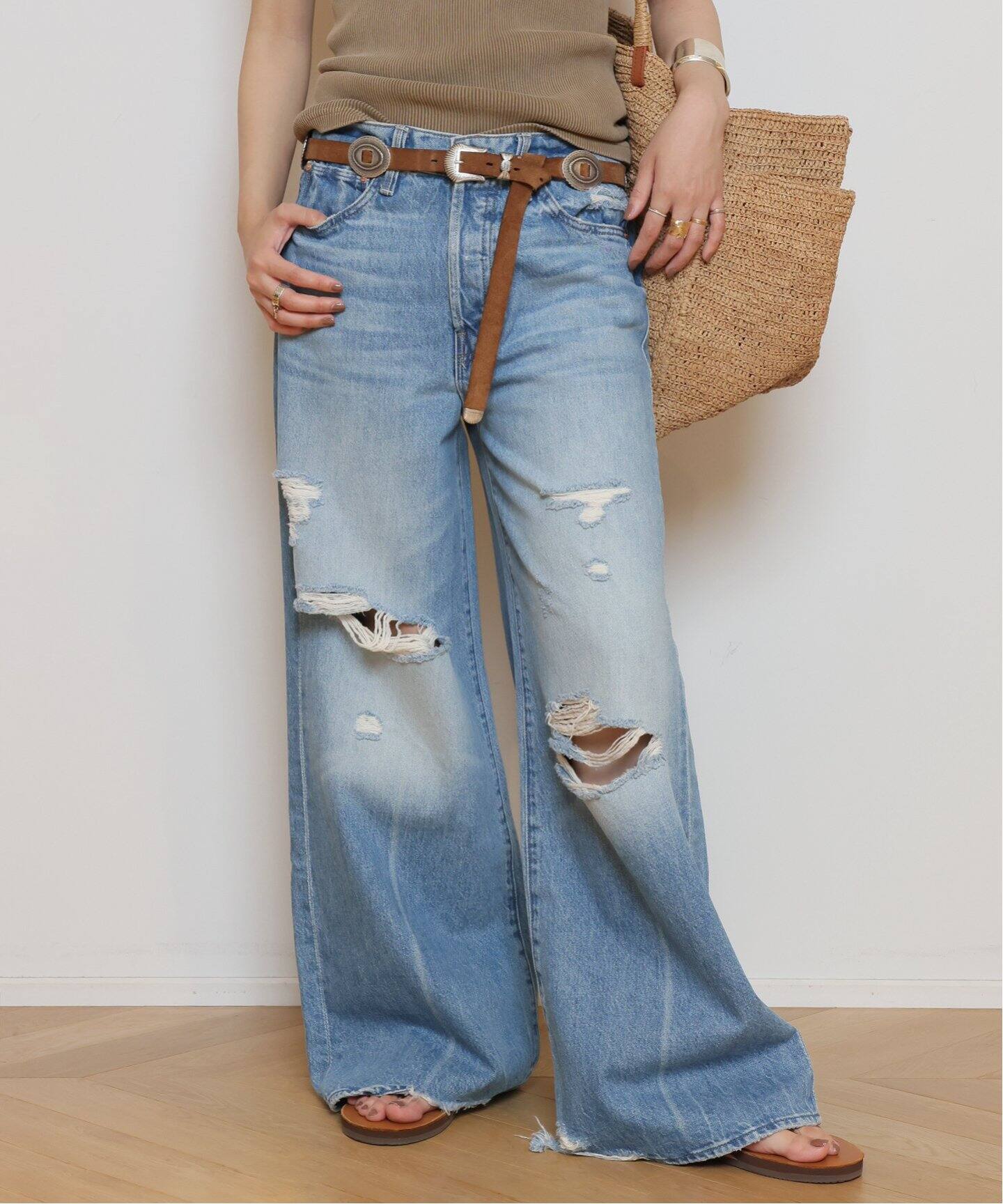 MOTHER/マザー】 The Ditcher Roller Hover デニム（デニムパンツ