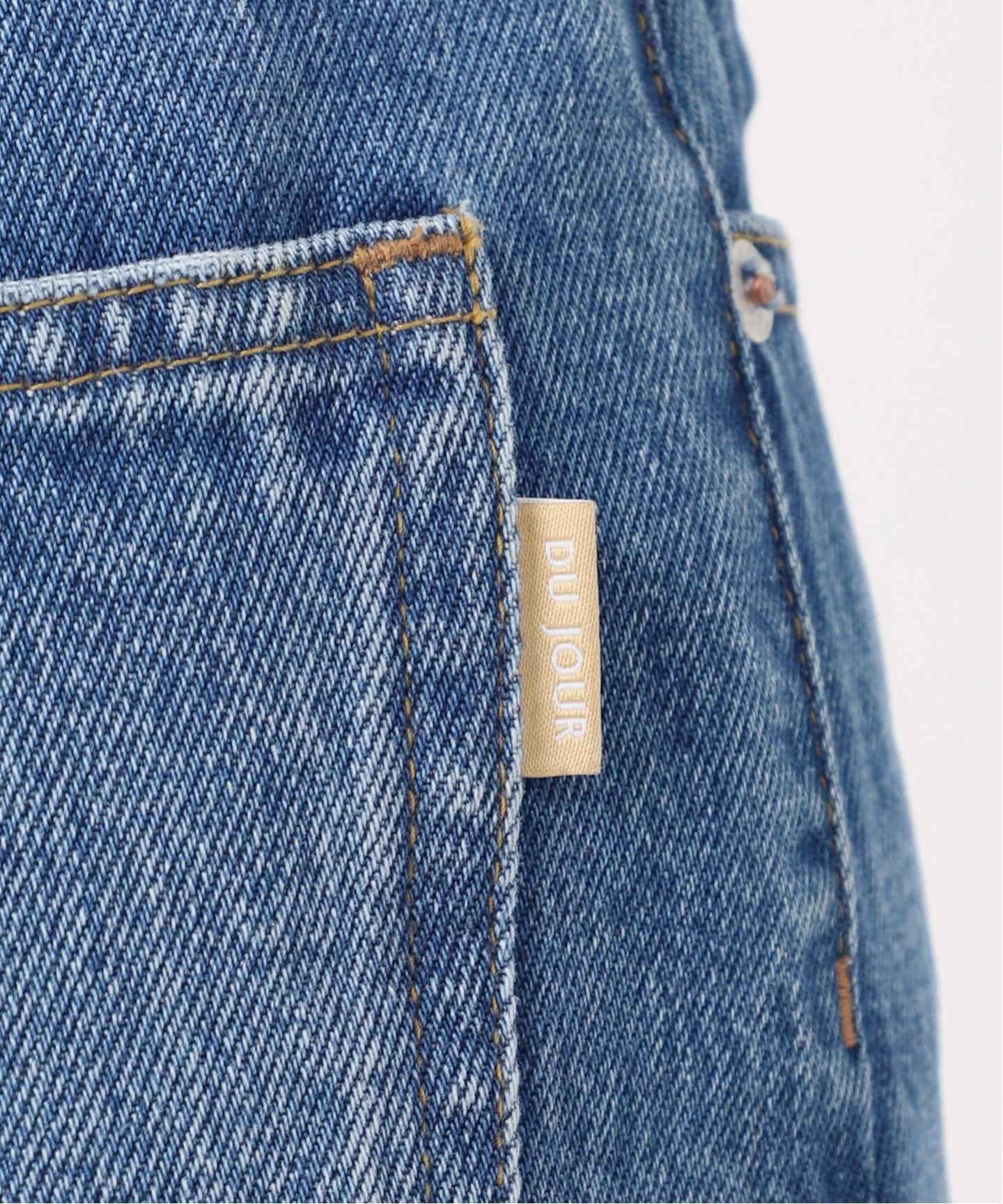 追加》ウォッシャブル / DU JOUR/デュ ジュール BARREL BAGGY JEAN