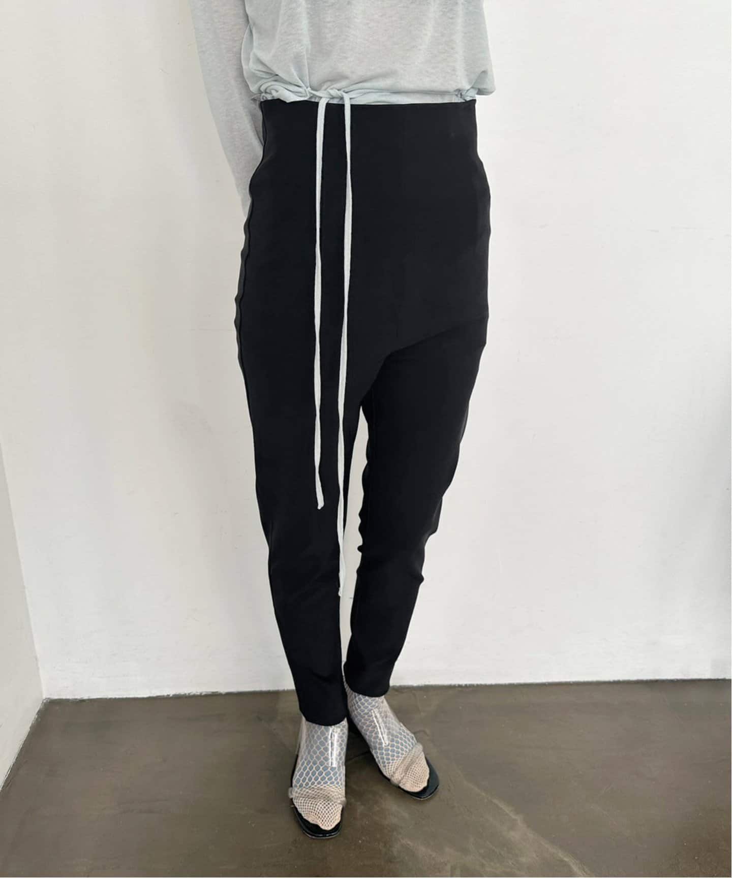 追加3》abc ハイウエスト ストレッチスリムパンツ（スラックス）｜EDIT