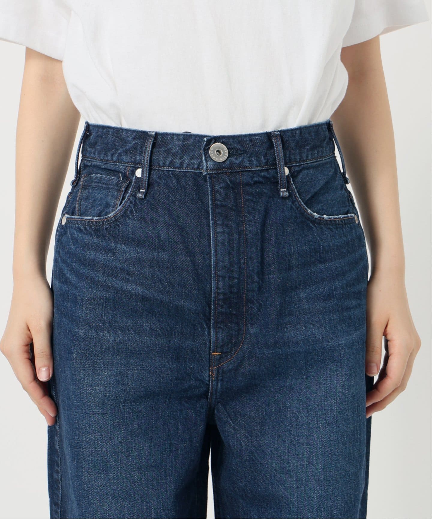 upper hights/アッパーハイツ 別注 THE GARNET ワイドストレートデニム