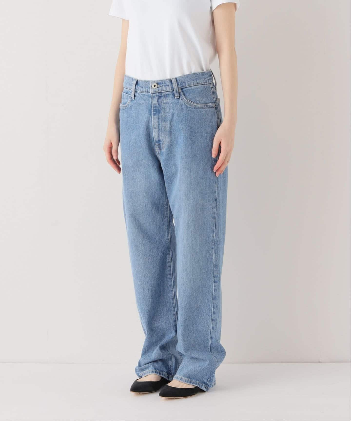 3サイズ展開/追加6》LE DENIM ストレートデニムパンツ（デニムパンツ