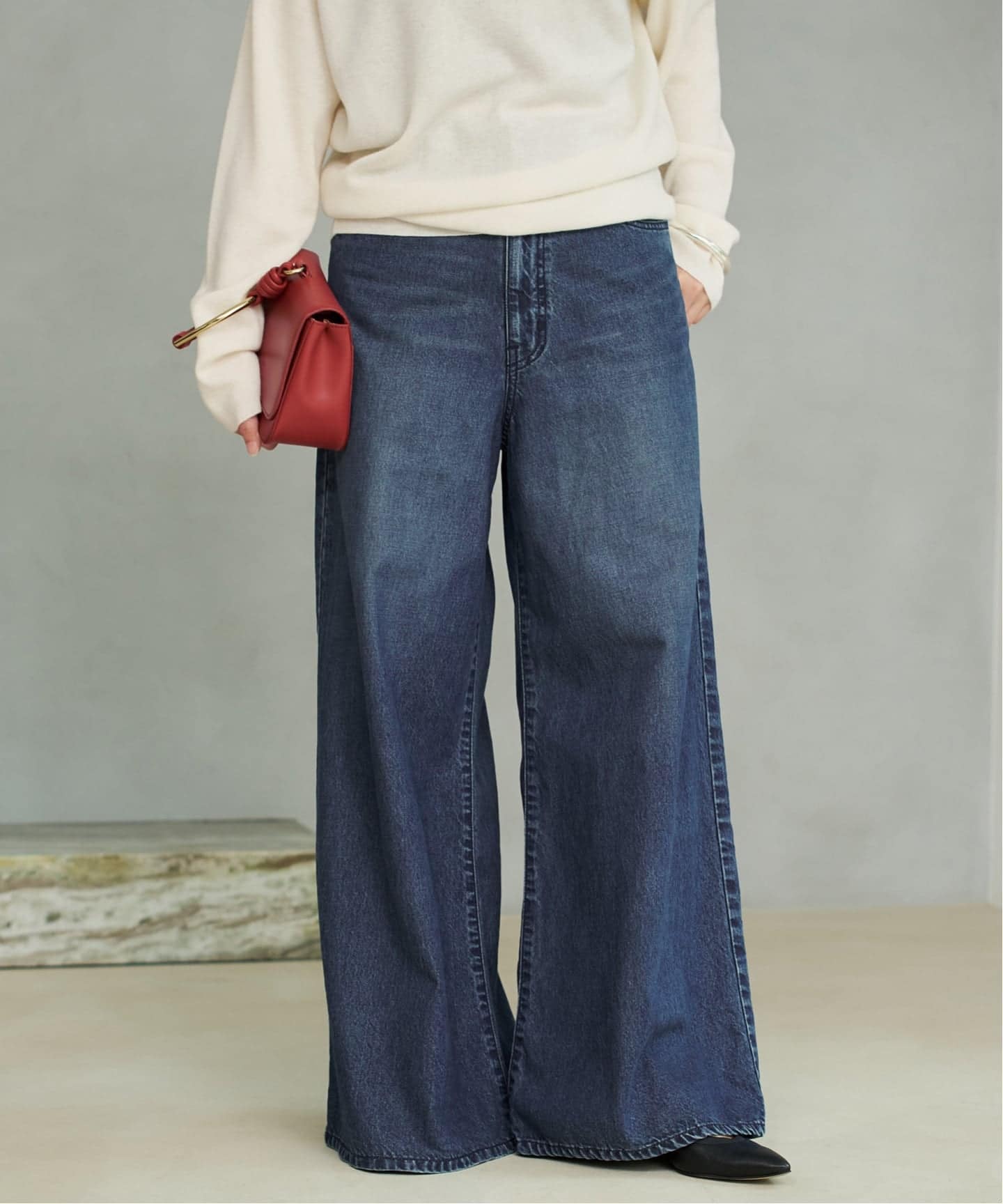 Soft Wide デニム（デニムパンツ・ジーンズ）｜Plage（プラージュ）の