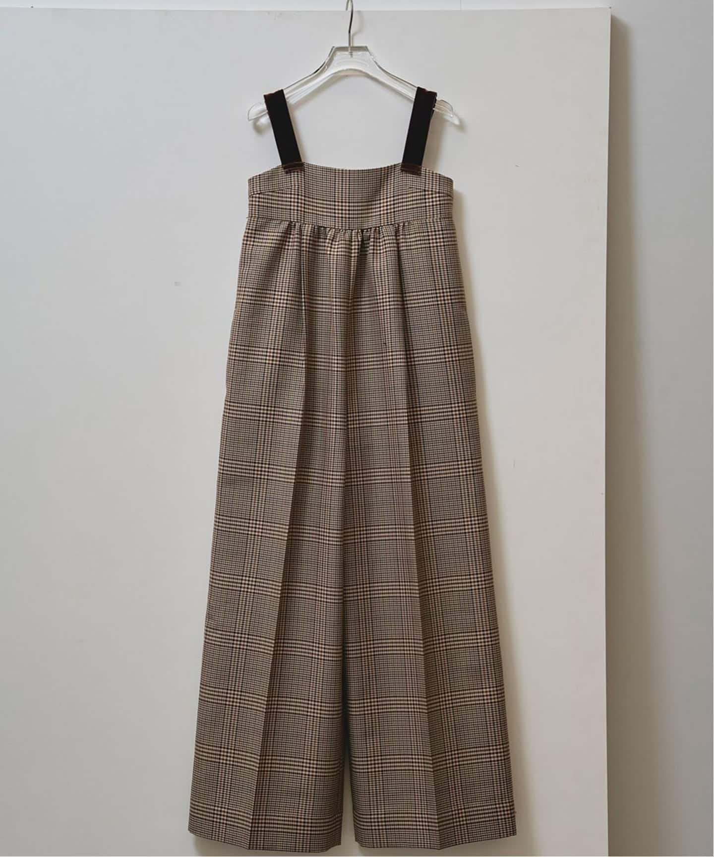 TODAYFUL Check Wide Combinaison（サロペット／オーバーオール