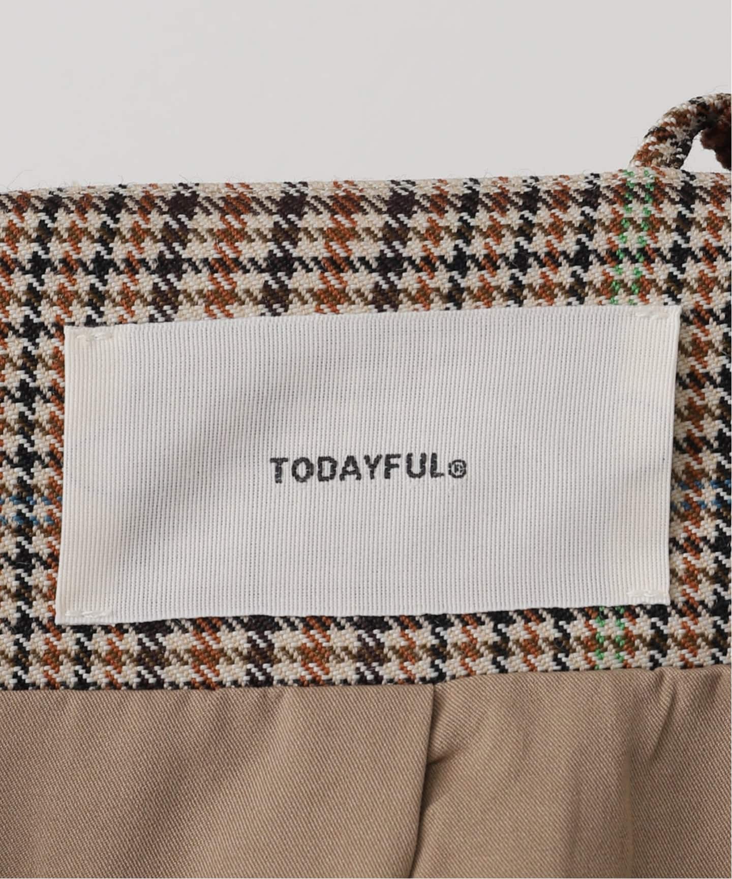 TODAYFUL Check Wide Combinaison（サロペット／オーバーオール