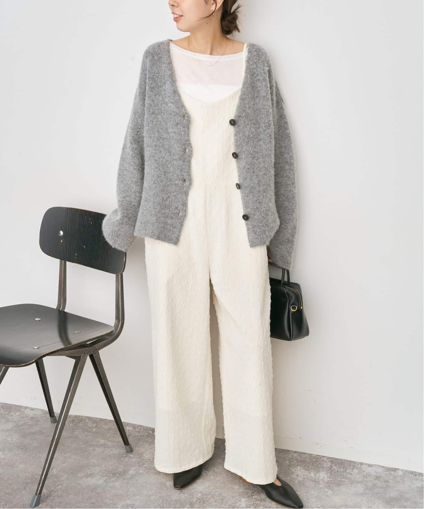 WEB限定》ドットジャガードサロペット（サロペット／オーバーオール