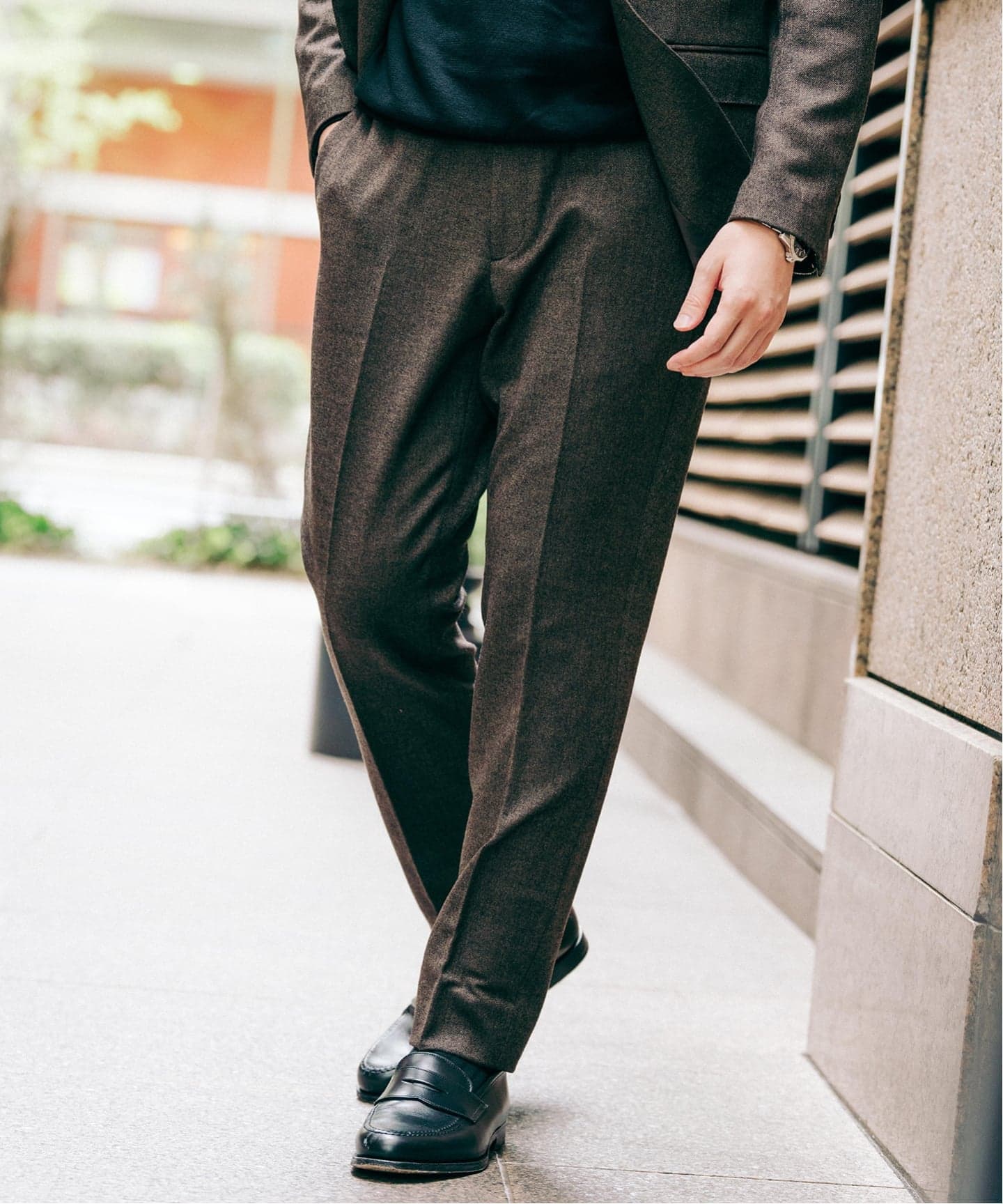 トップ ツイード スラックス【セットアップ着用可能】（スラックス