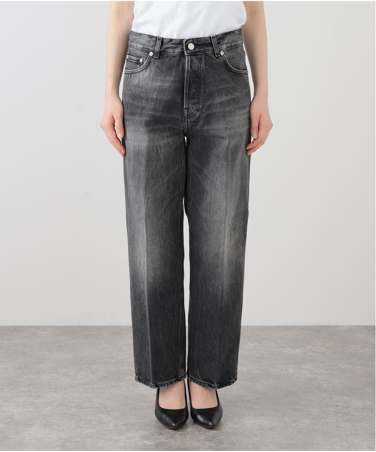 HAIKURE/ハイクル】BETTY SPIDER BLACK：デニム（デニムパンツ