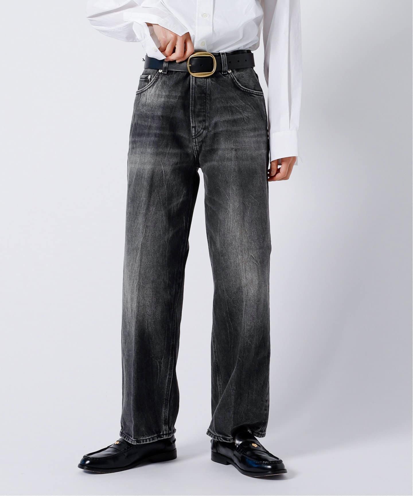 HAIKURE/ハイクル】BETTY SPIDER BLACK：デニム（デニムパンツ