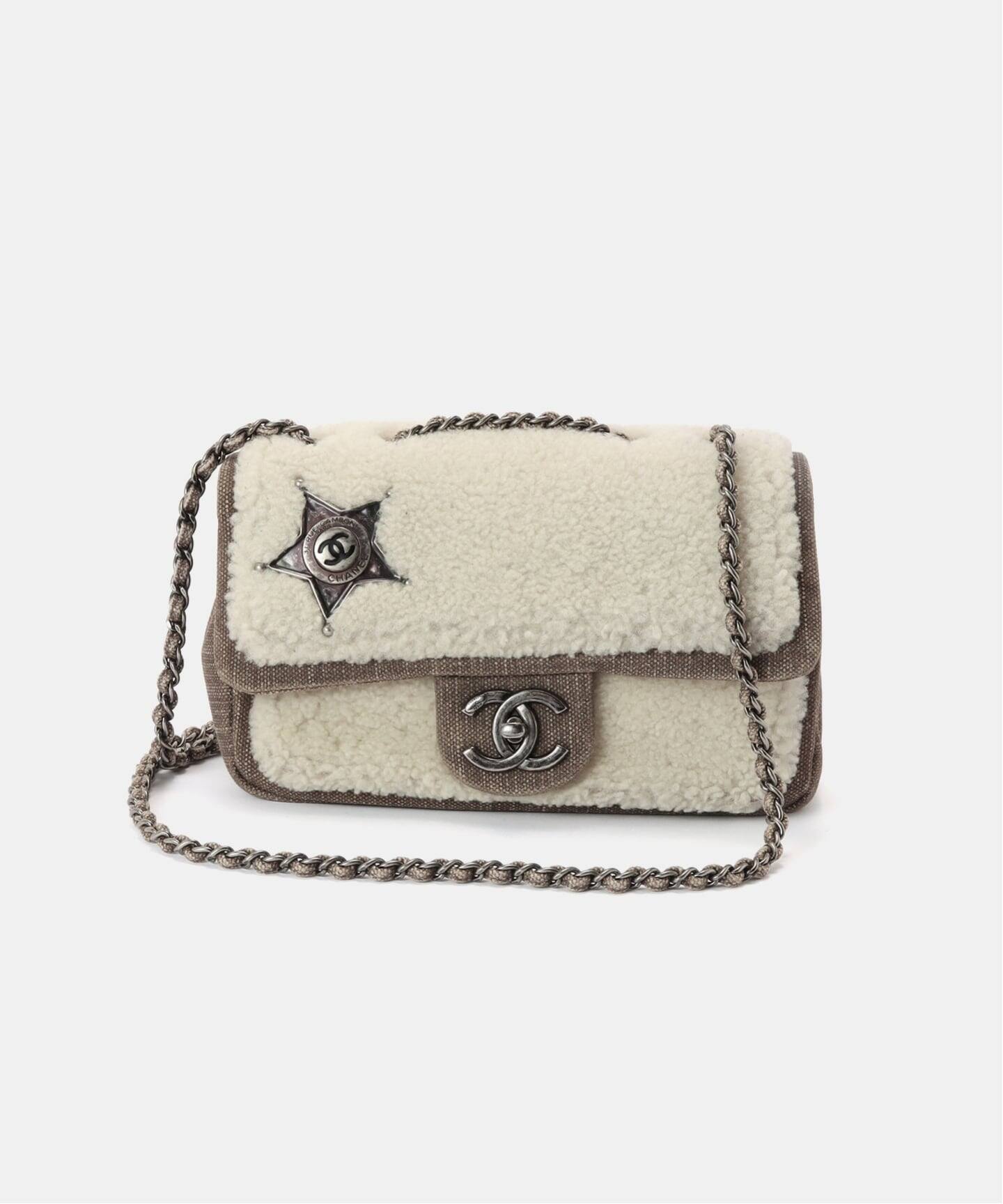 VINTAGE CHANEL/シャネル】Paridalas チェーンショルダーバッグ mouton