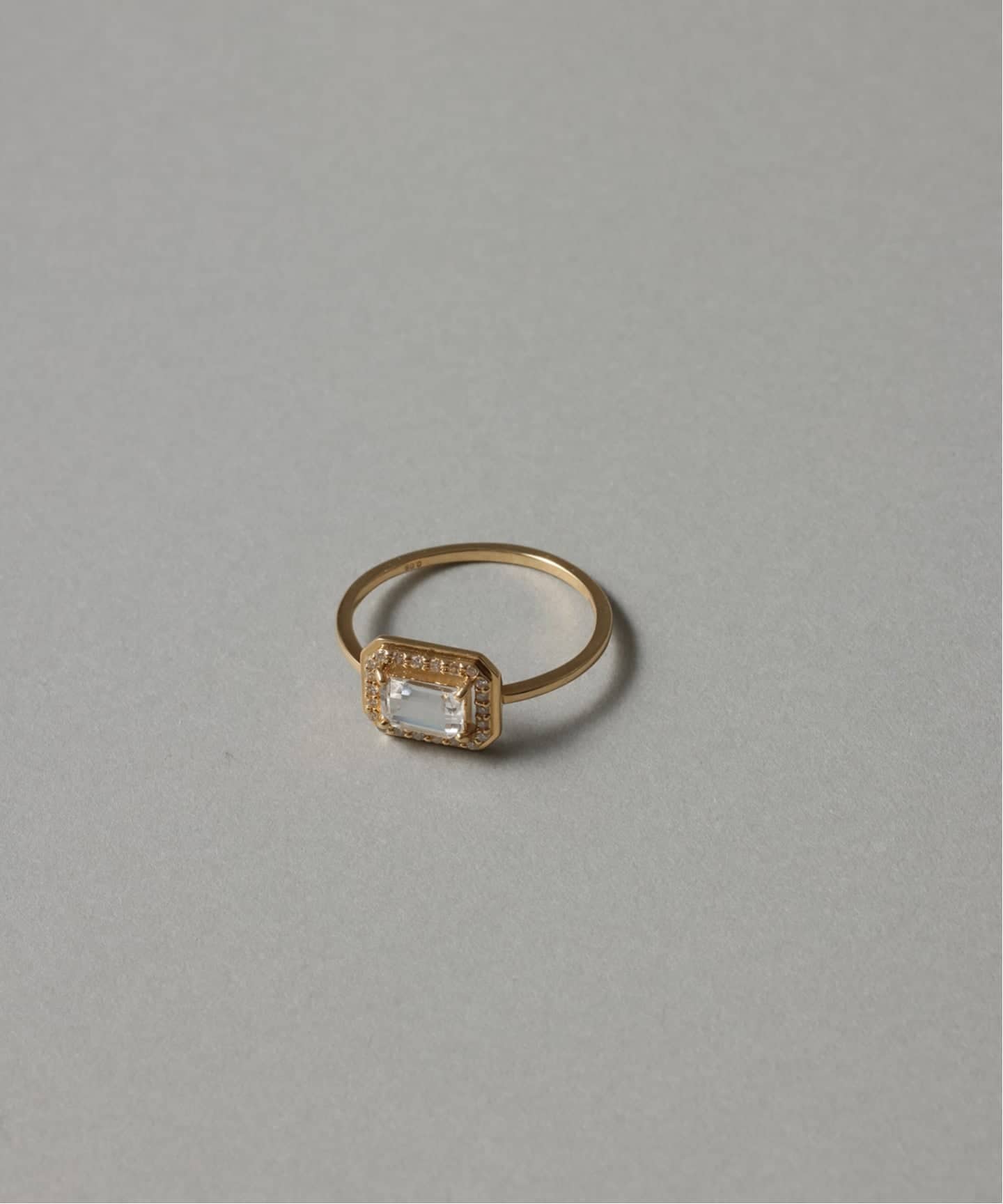 アップグレードホワイトトパーズリング K18（リング）｜Lilas（リラ