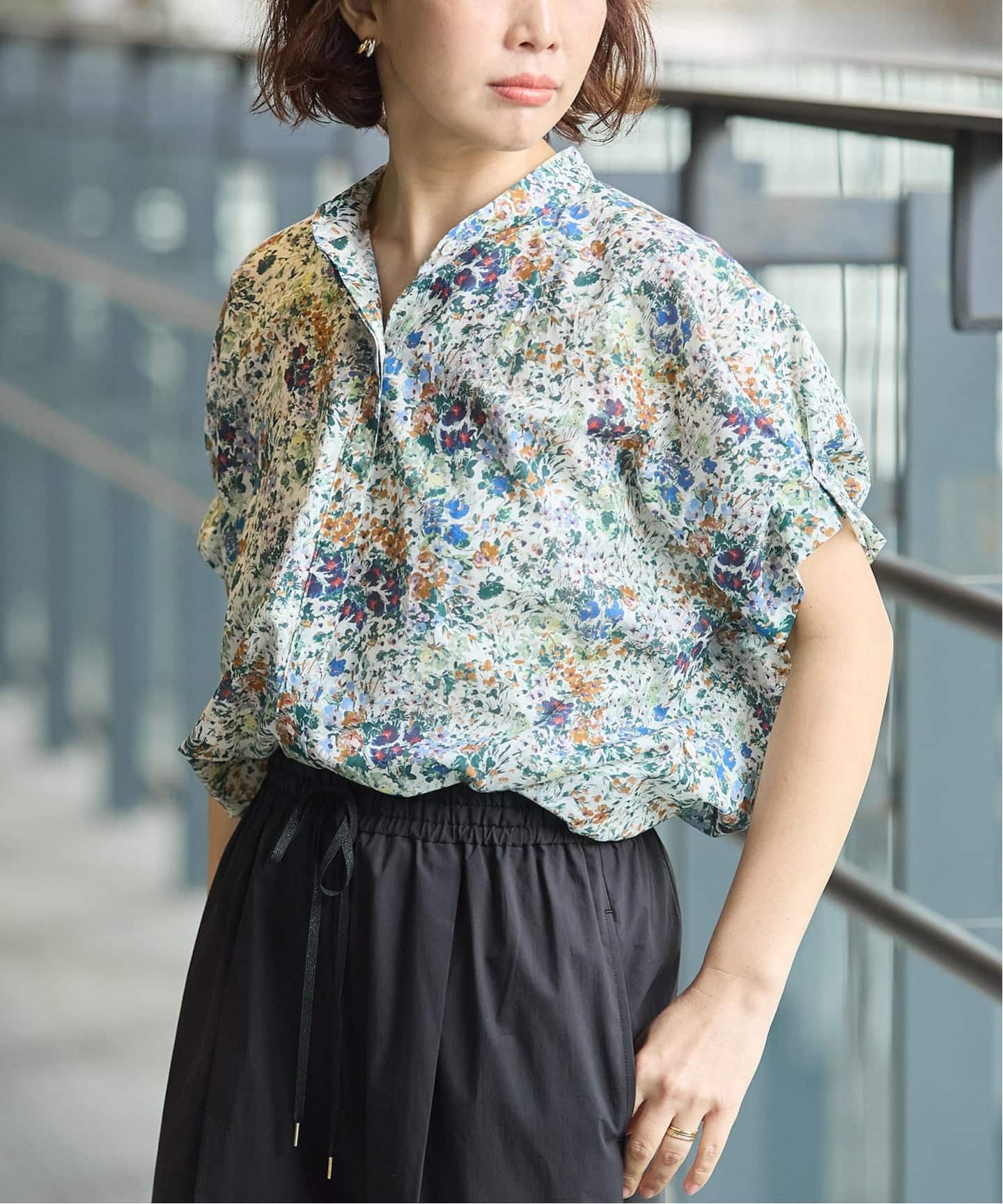 WEB限定追加予約》DEVEAUX/ドットタックスリーブシャツ（シャツ