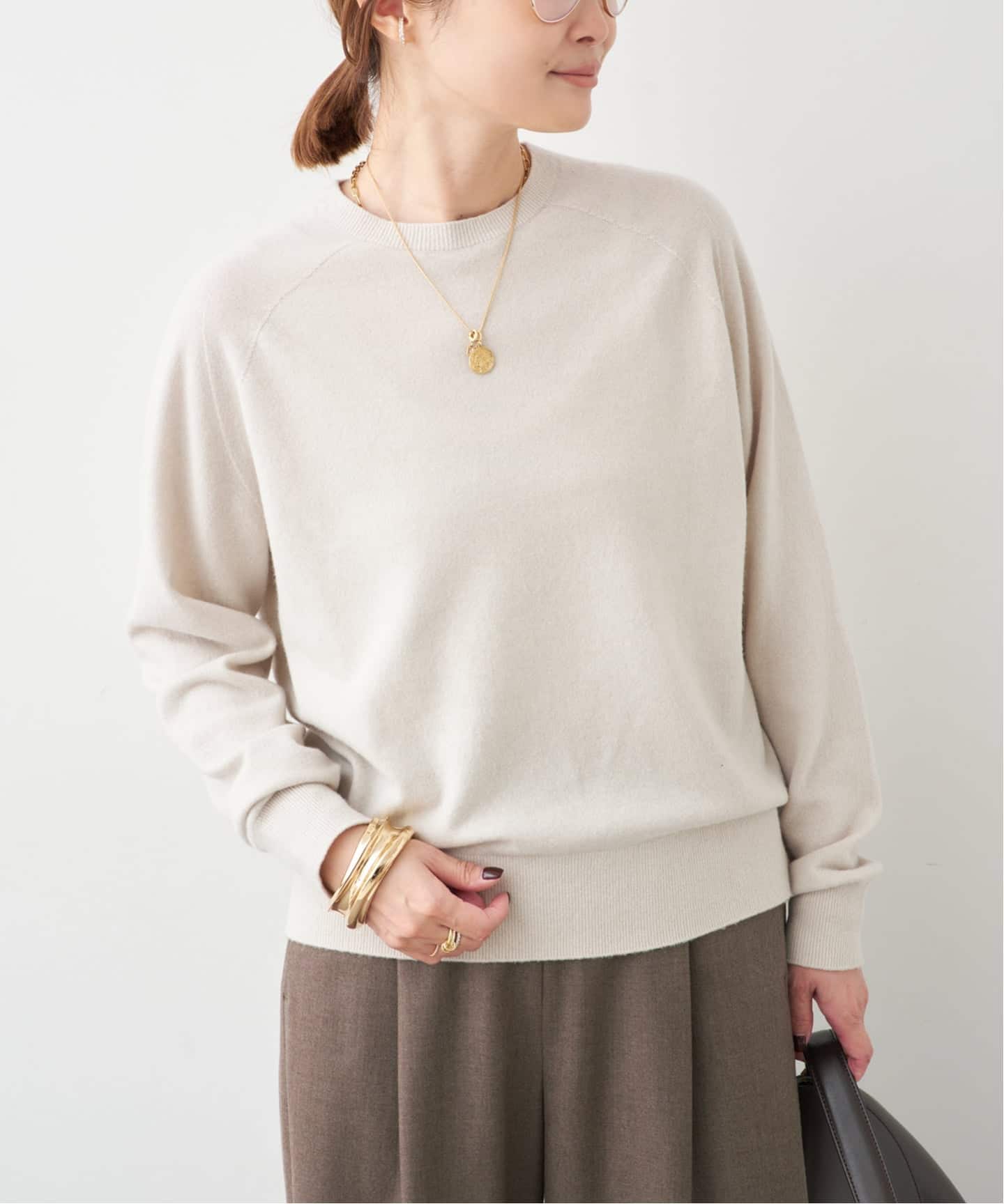 CAPRI クルーネック プルオーバー（ニット／セーター）｜Deuxieme