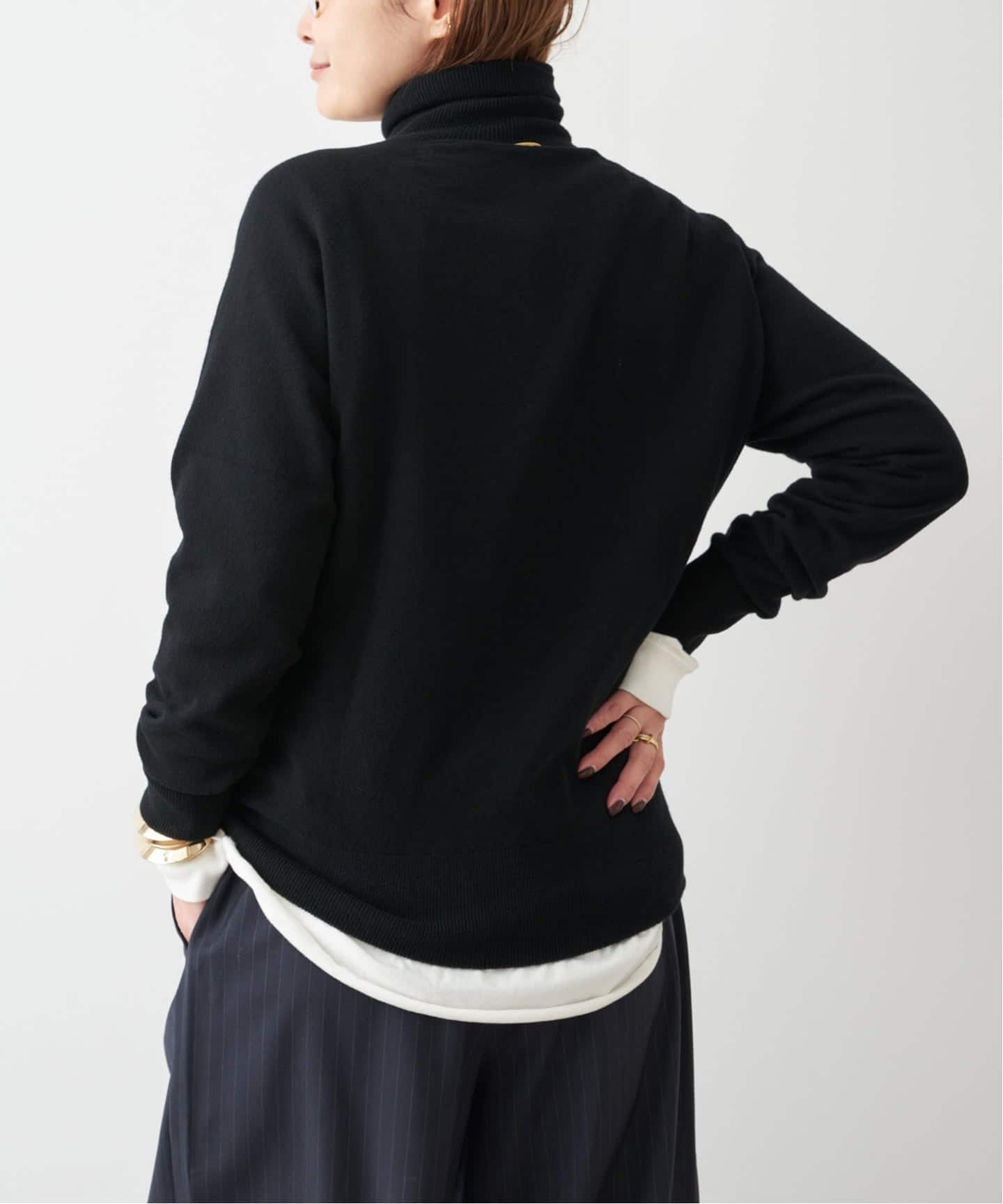 CAPRI タートルネック プルオーバー（ニット／セーター）｜Deuxieme