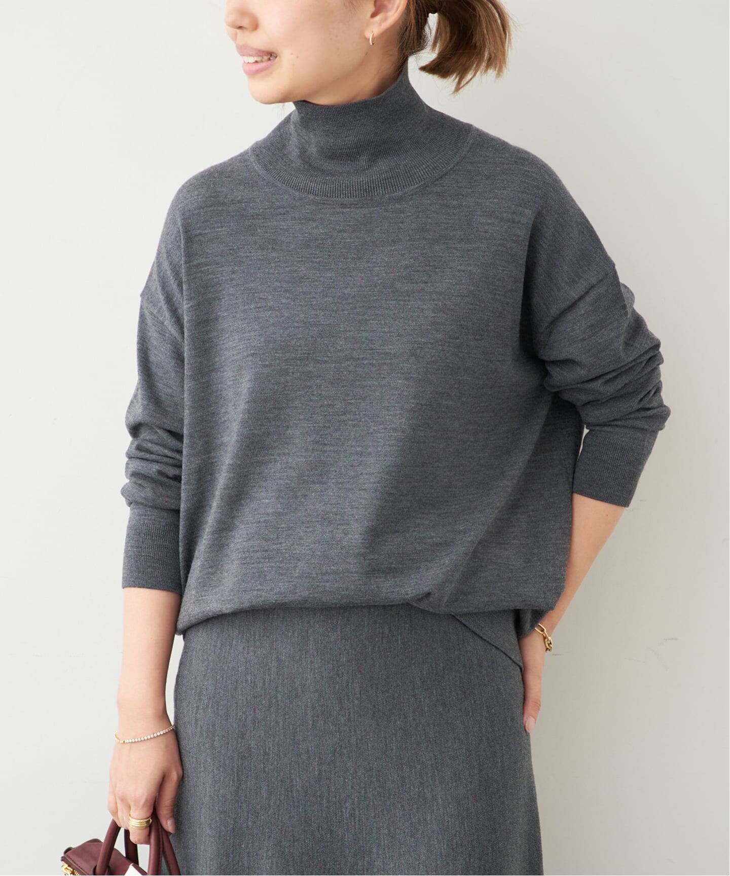 追加 WONDER タートルネック プルオーバー（ニット／セーター