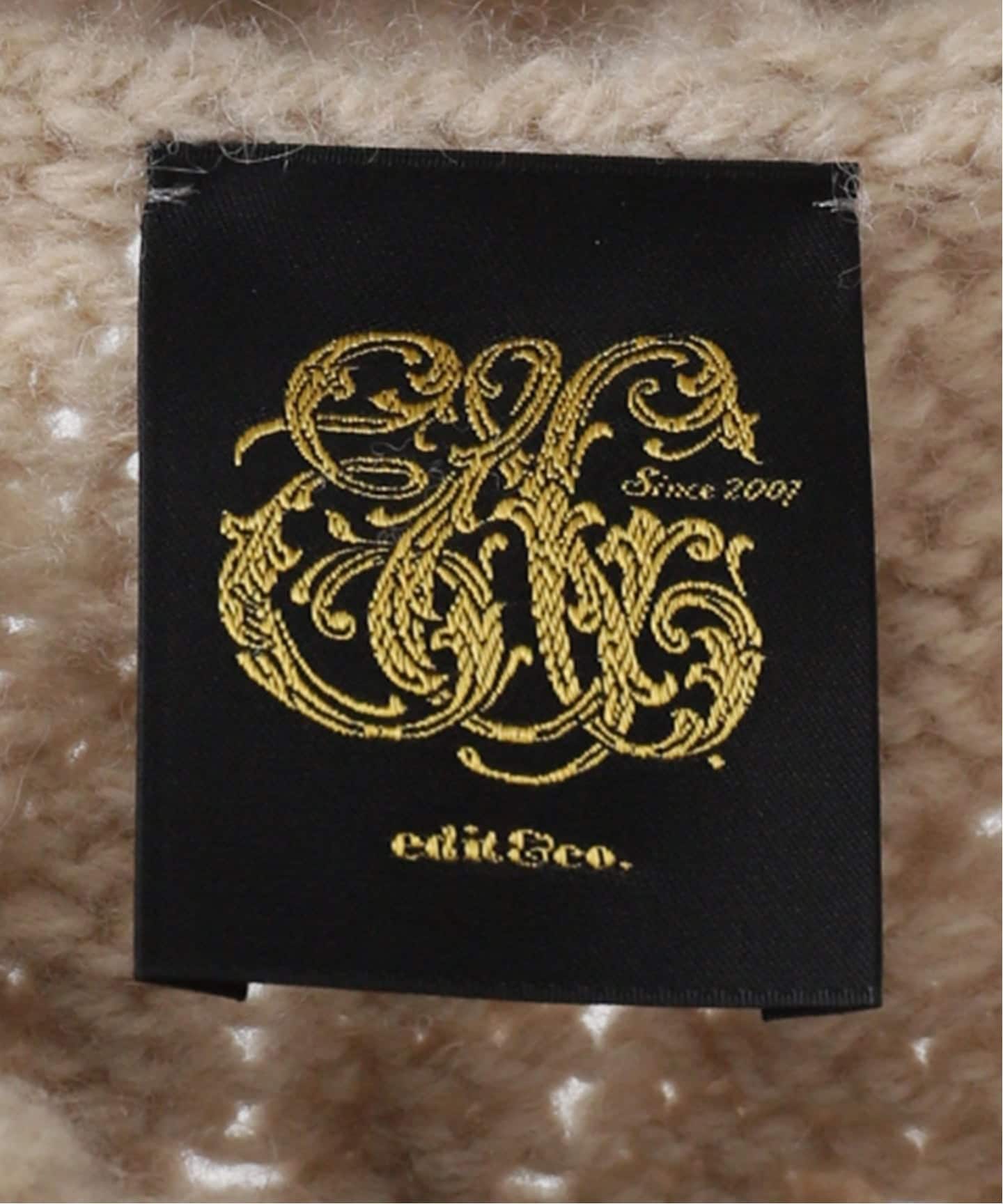 edit & co./エディットアンドコー】 Mixed Cable Aran Sweater（ニット