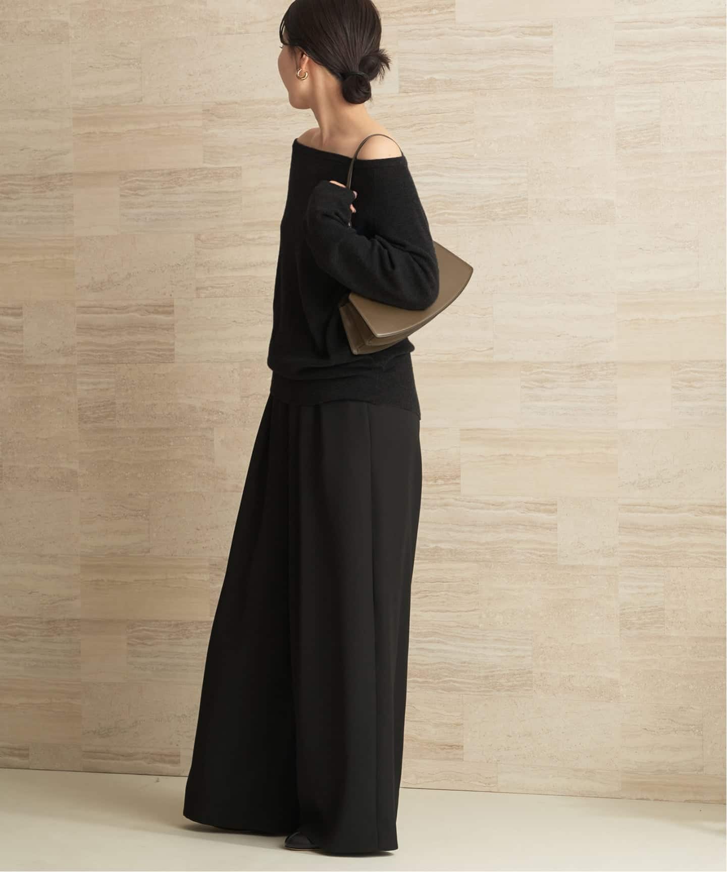 追加》Off shoulder slit ニット 3（ニット／セーター）｜Plage