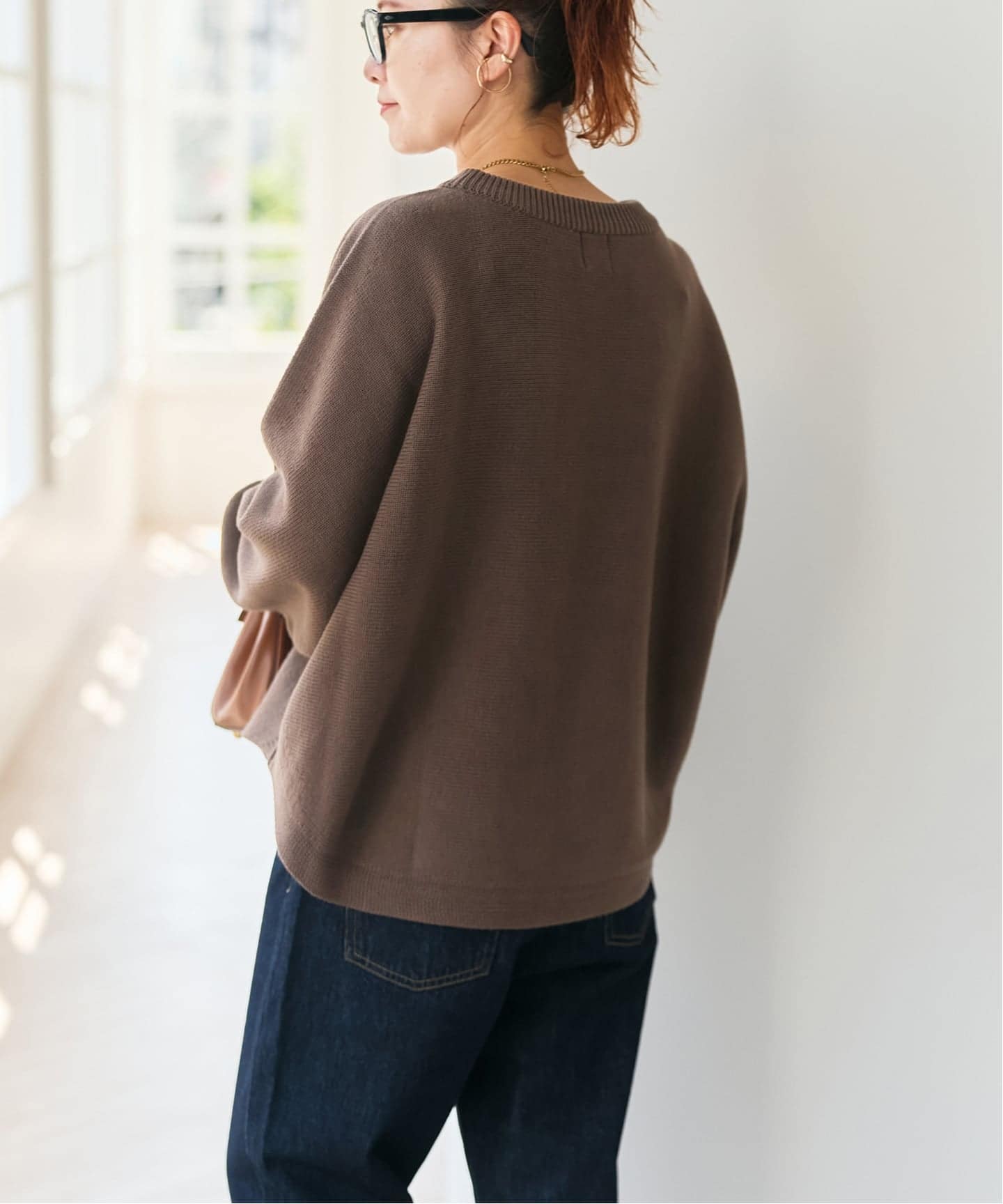 WEB限定 / 追加2》バルキーヤーンドルマンロングリブニット（ニット