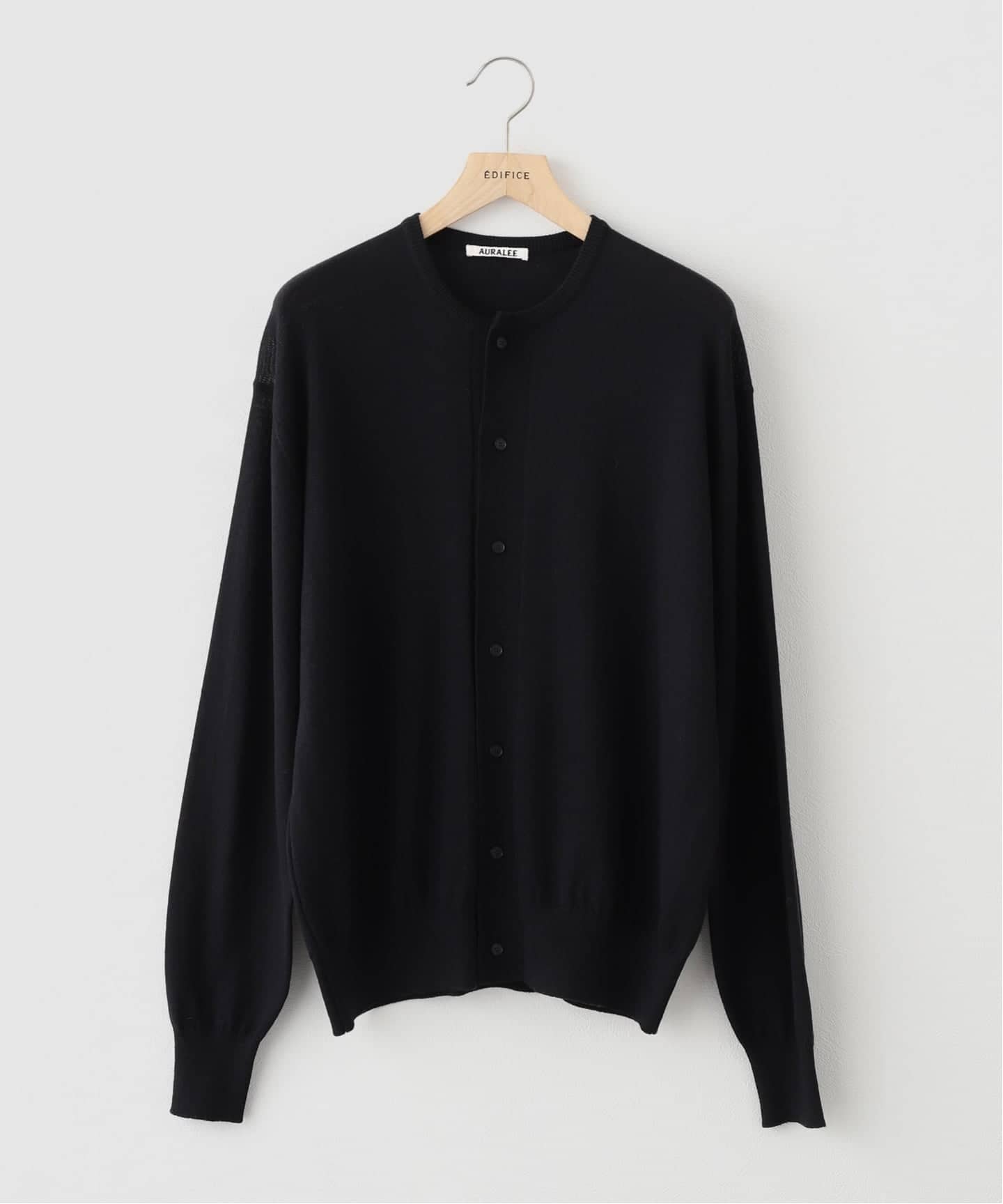 AURALEE (オーラリー) CASHMERE HARD TWIST KNIT カーディガン