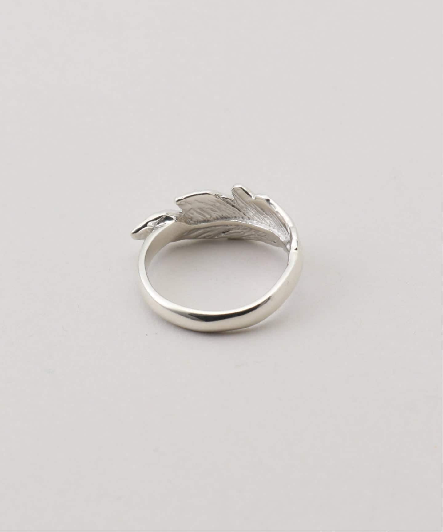 MANON JEWELRY/マノン ジュエリー】 feather pinky ring（リング）｜L
