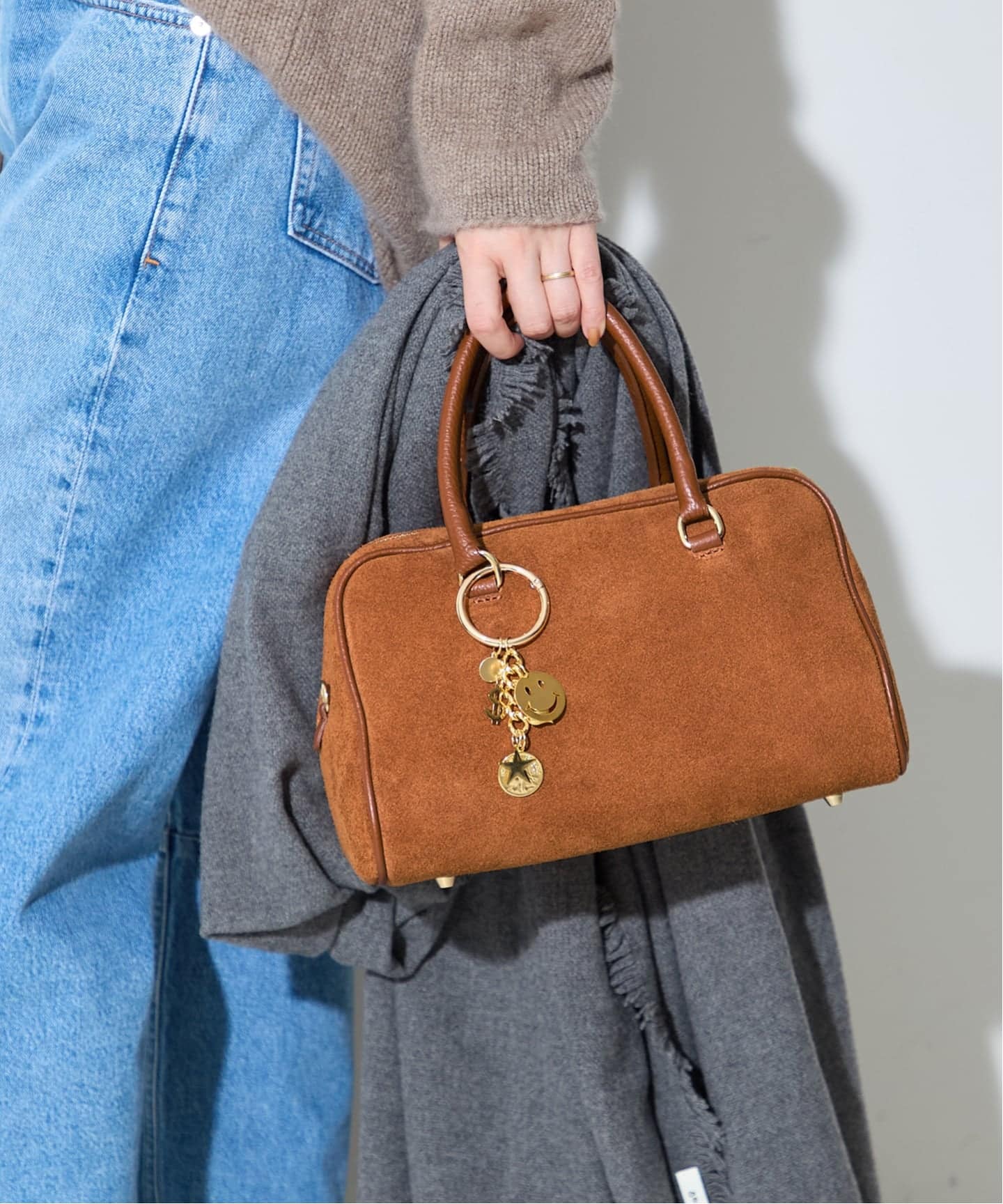 AULENTTI/オウレンティ】 ボストンショルダーバッグ（ボストンバッグ