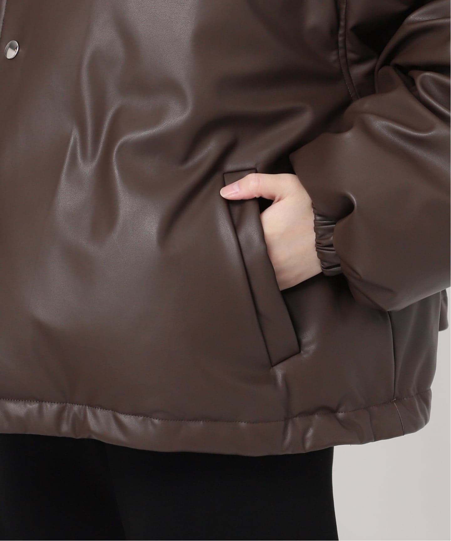 CALUX/キャラクス】SHORT COACH JACKET（ダウンジャケット）｜Deuxieme