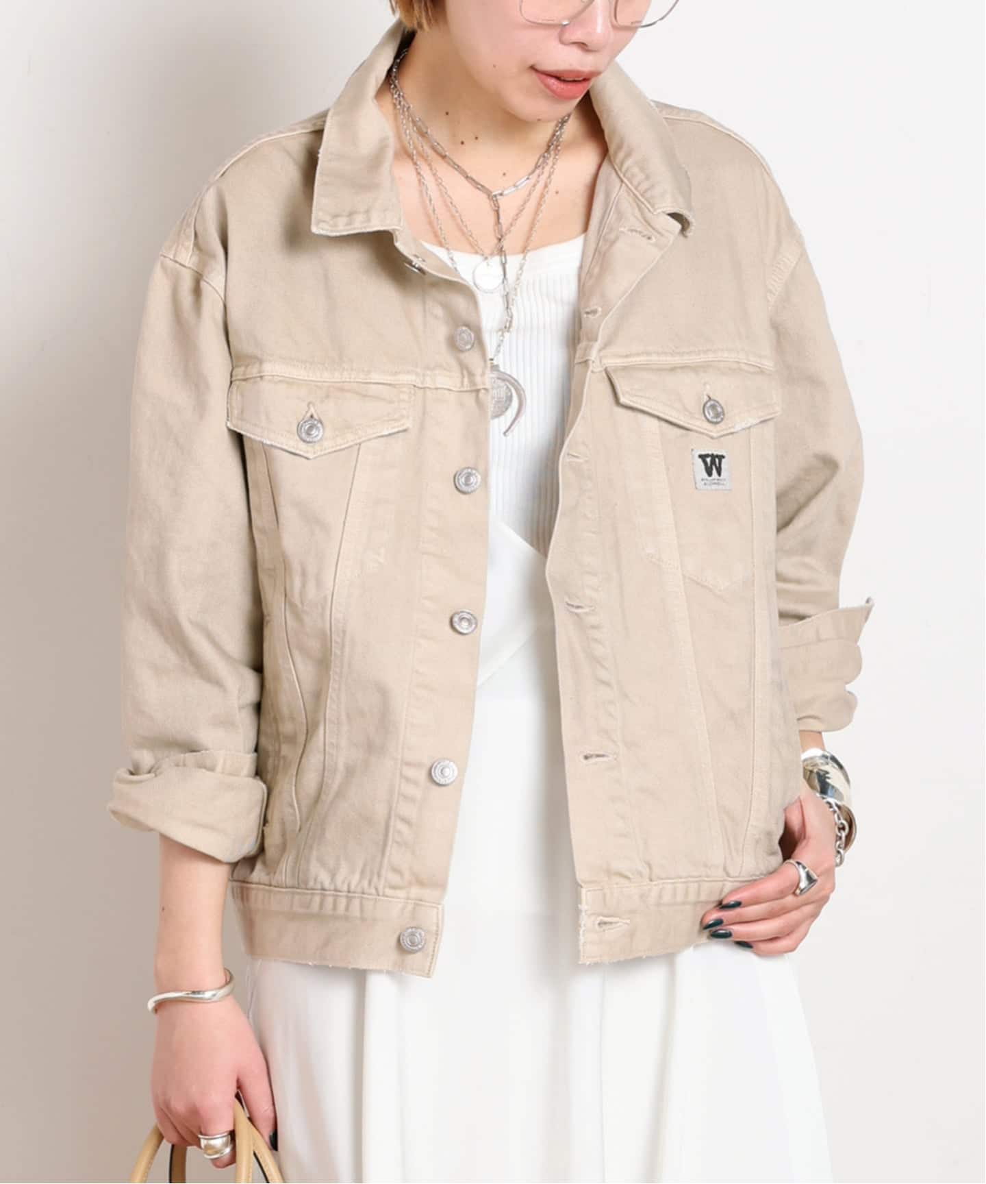 Atellier WELLS】別注カツラギオーバーダイトラッカージャケット