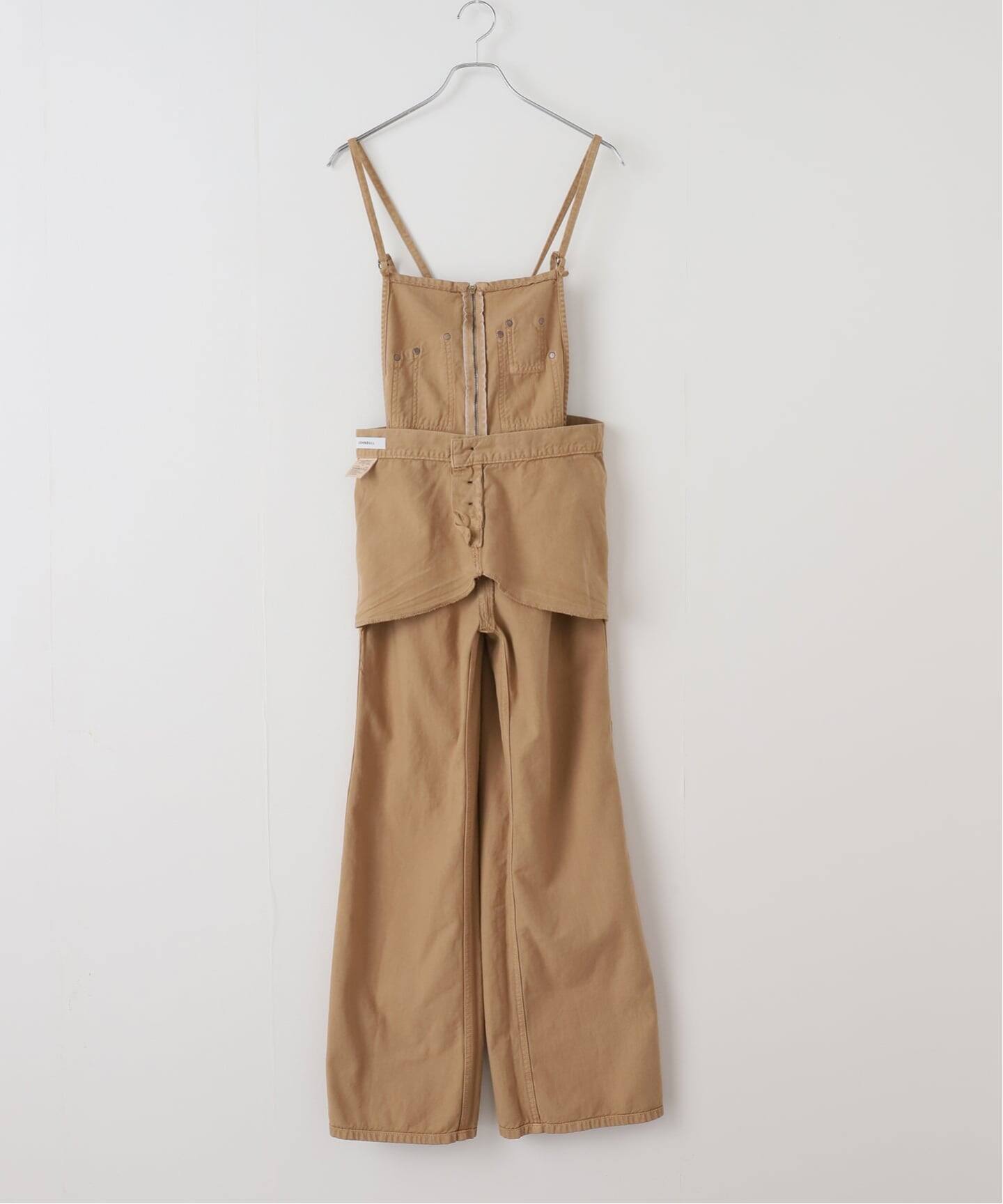JOHNBULL フレンチサロペット(キャメル)（サロペット／オーバーオール