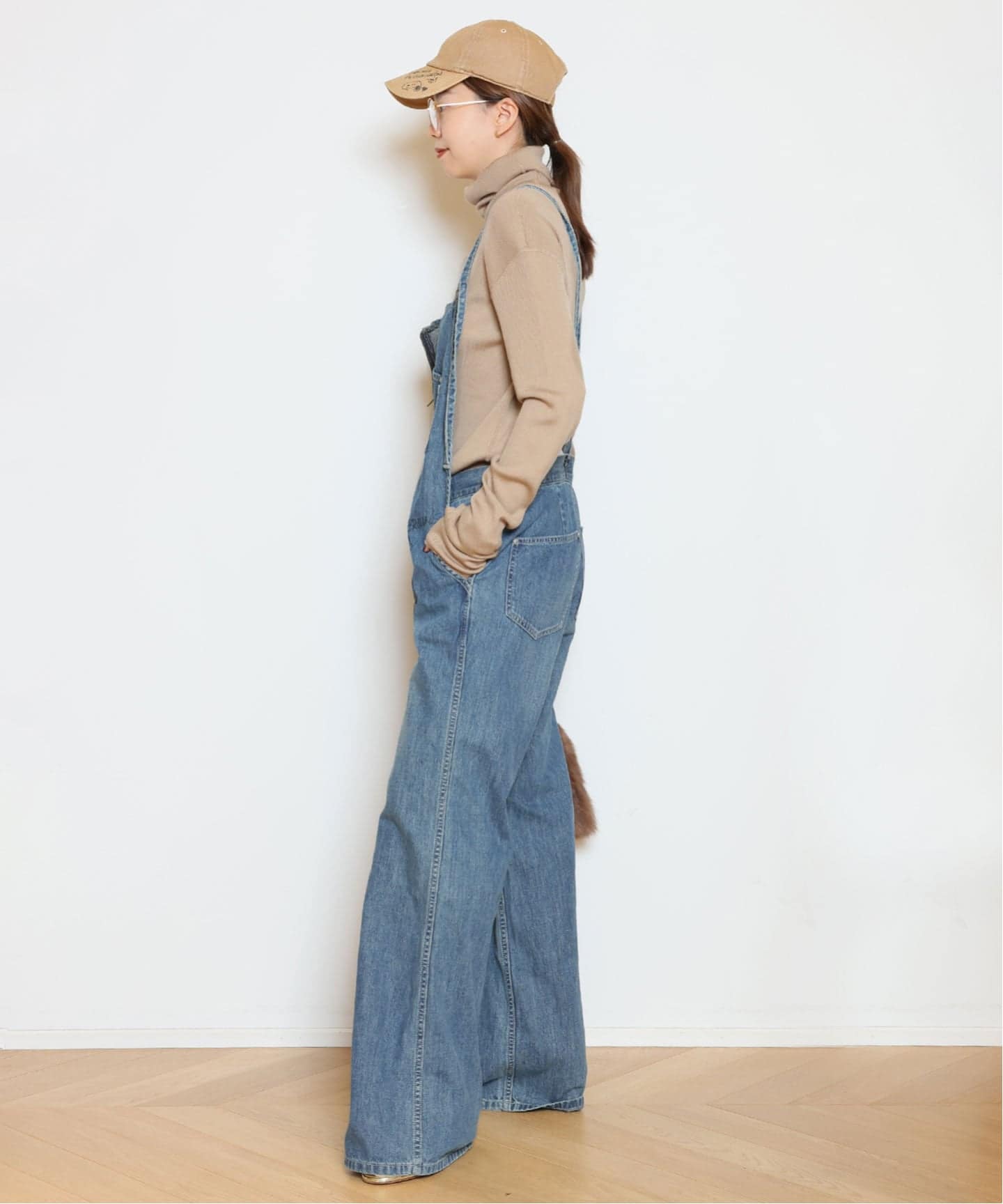 JOHNBULL デニムフレンチサロペット（サロペット／オーバーオール