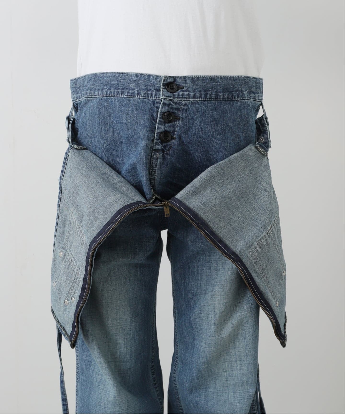 JOHNBULL デニムフレンチサロペット（サロペット／オーバーオール