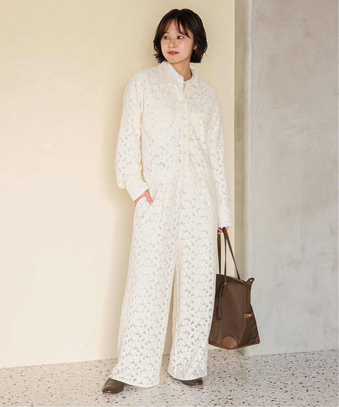 レースオールインワン（つなぎ／オールインワン）｜SLOBE IENA