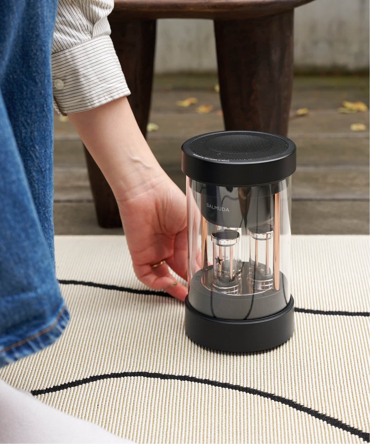 ☆【BALMUDA/バルミューダ】THE SPEAKER ブラック スピーカー（家電