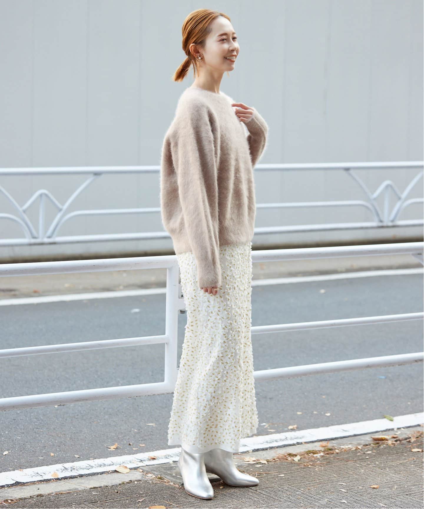 追加》フォックスカシミヤプルオーバー（ニット／セーター）｜SLOBE