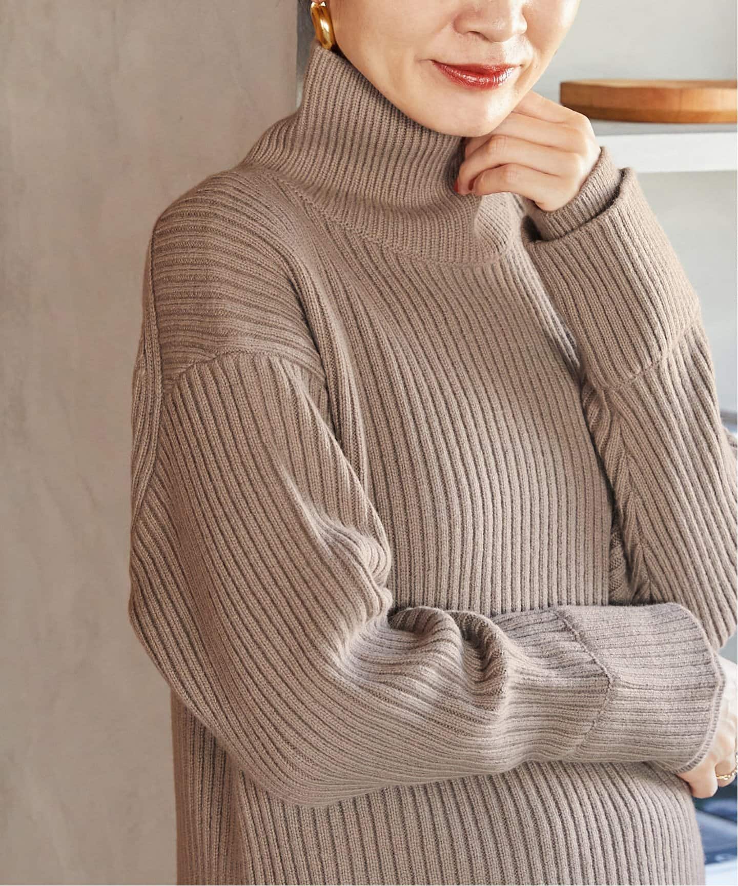 VERMEIL par iena 完売タートルニット