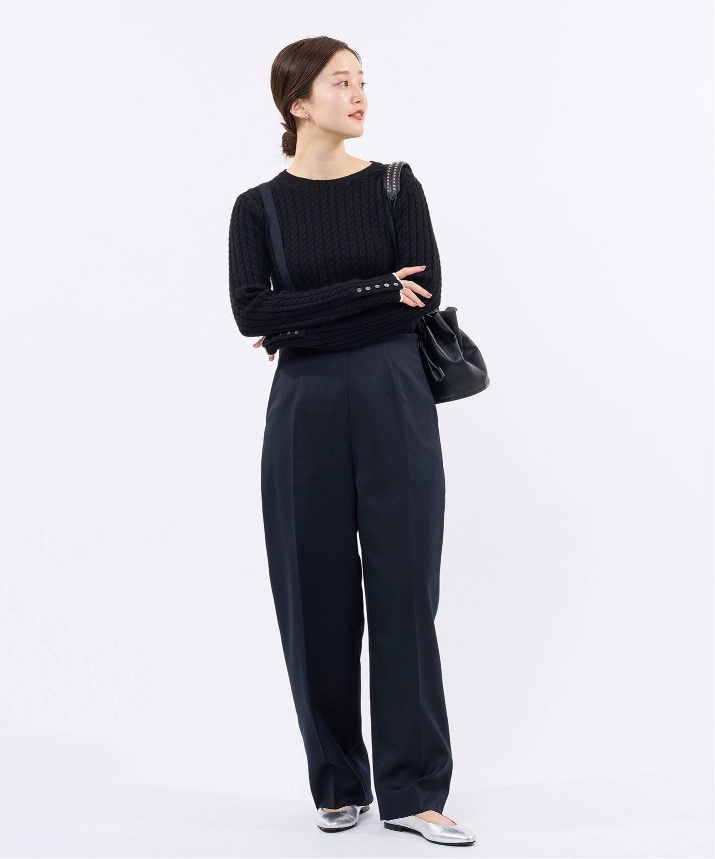 トリコチンサスペンダーパンツ（スラックス）｜IENA（イエナ）の通販