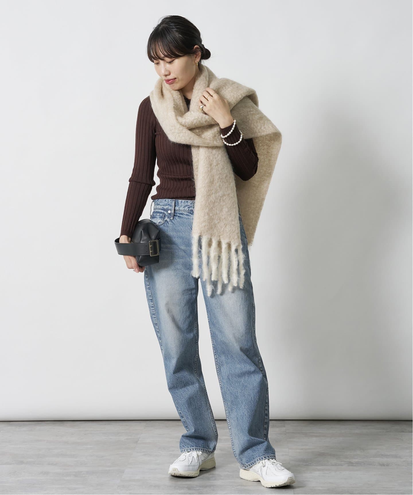 upper hights/アッパーハイツ】別注 THE HIM ワイドストレートデニム