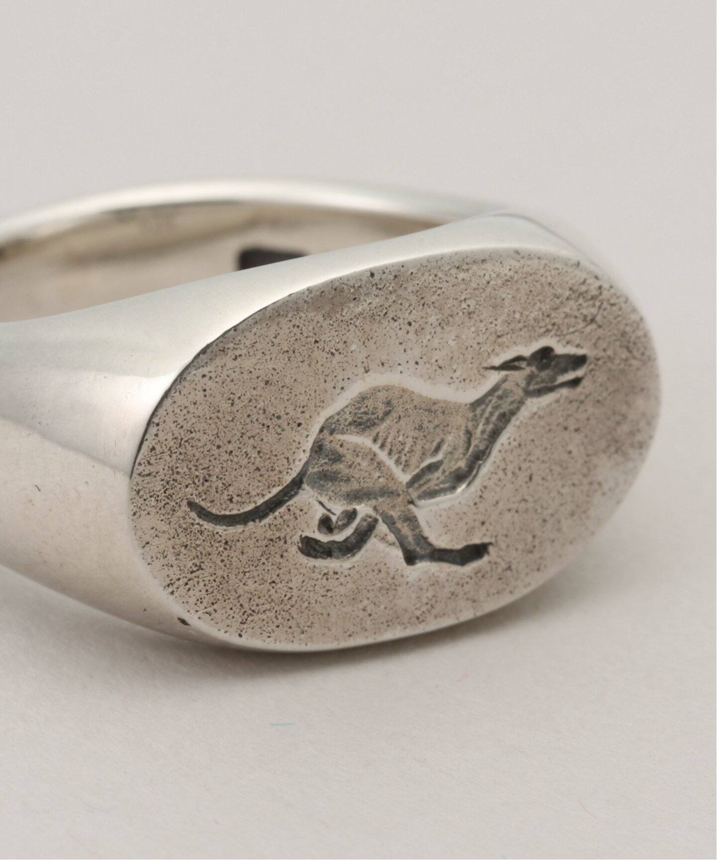 FREDRICK GROVE / フレデリック・グローブ 】Grey Hound Signet Ring