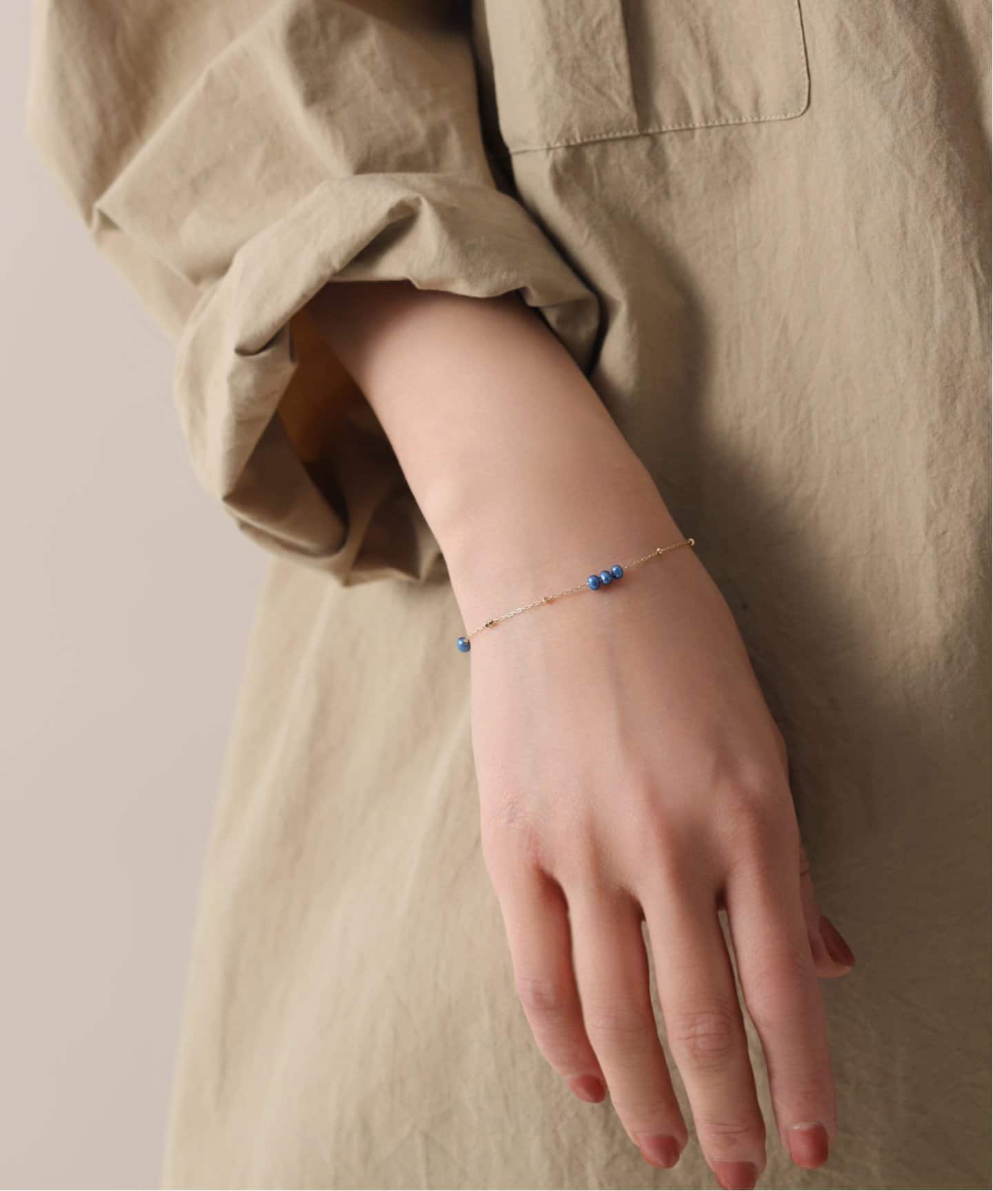 インディゴパールソロバンミラーブレスレット K10（ブレスレット