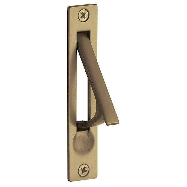 0465 Edge Pull - Satin Brass & Black | Baldwin Hardware
