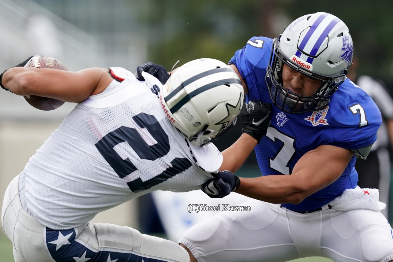 アメフト】シルバースター3連勝、ディフェンスが警視庁のランを