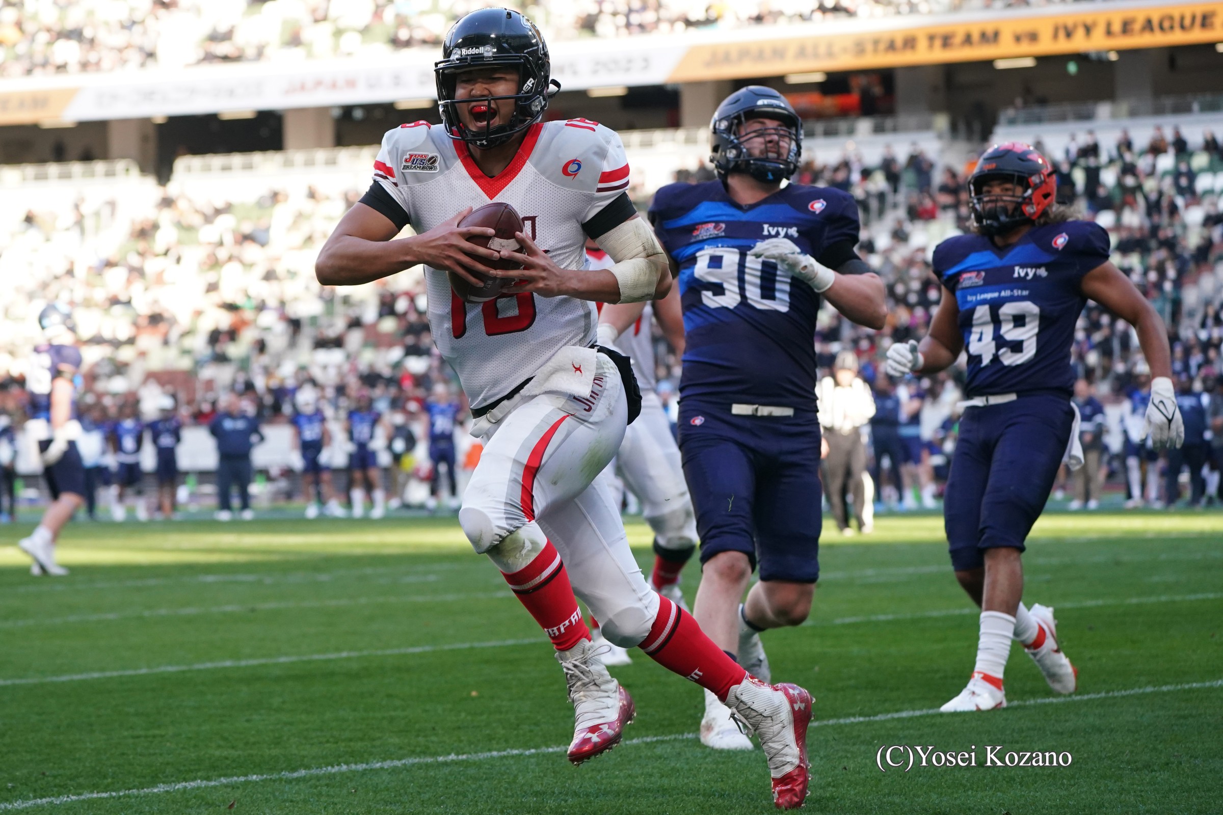 アメフト】JAPAN、アイビーL選抜に力及ばず NFLばりスペシャルプレー